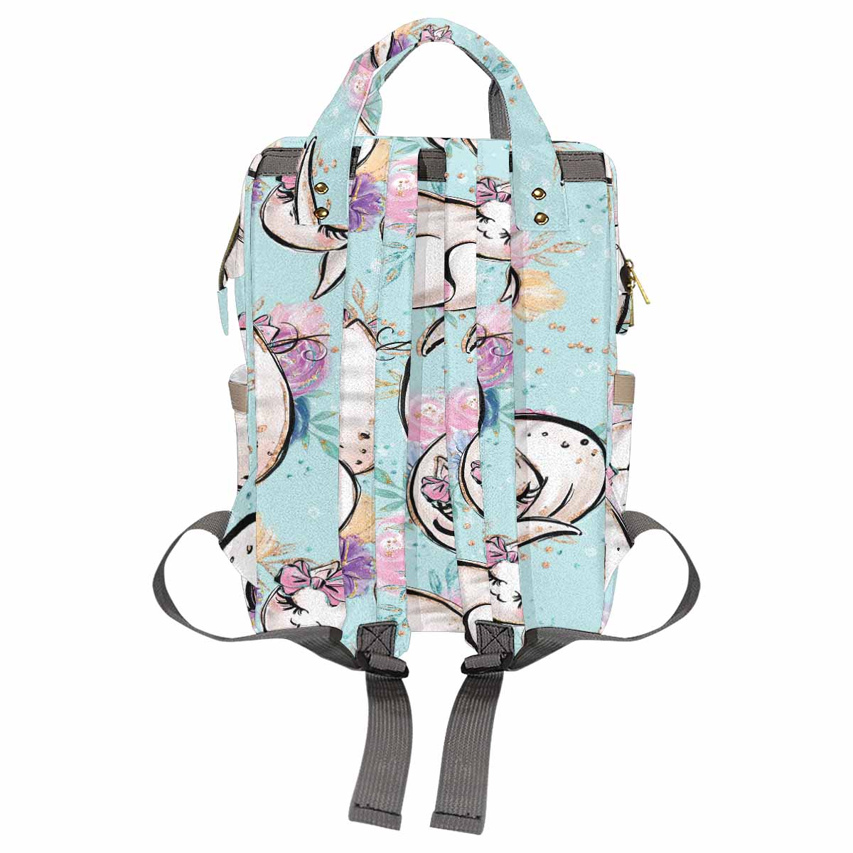 Blue Cats  Diaper Bag Backpack