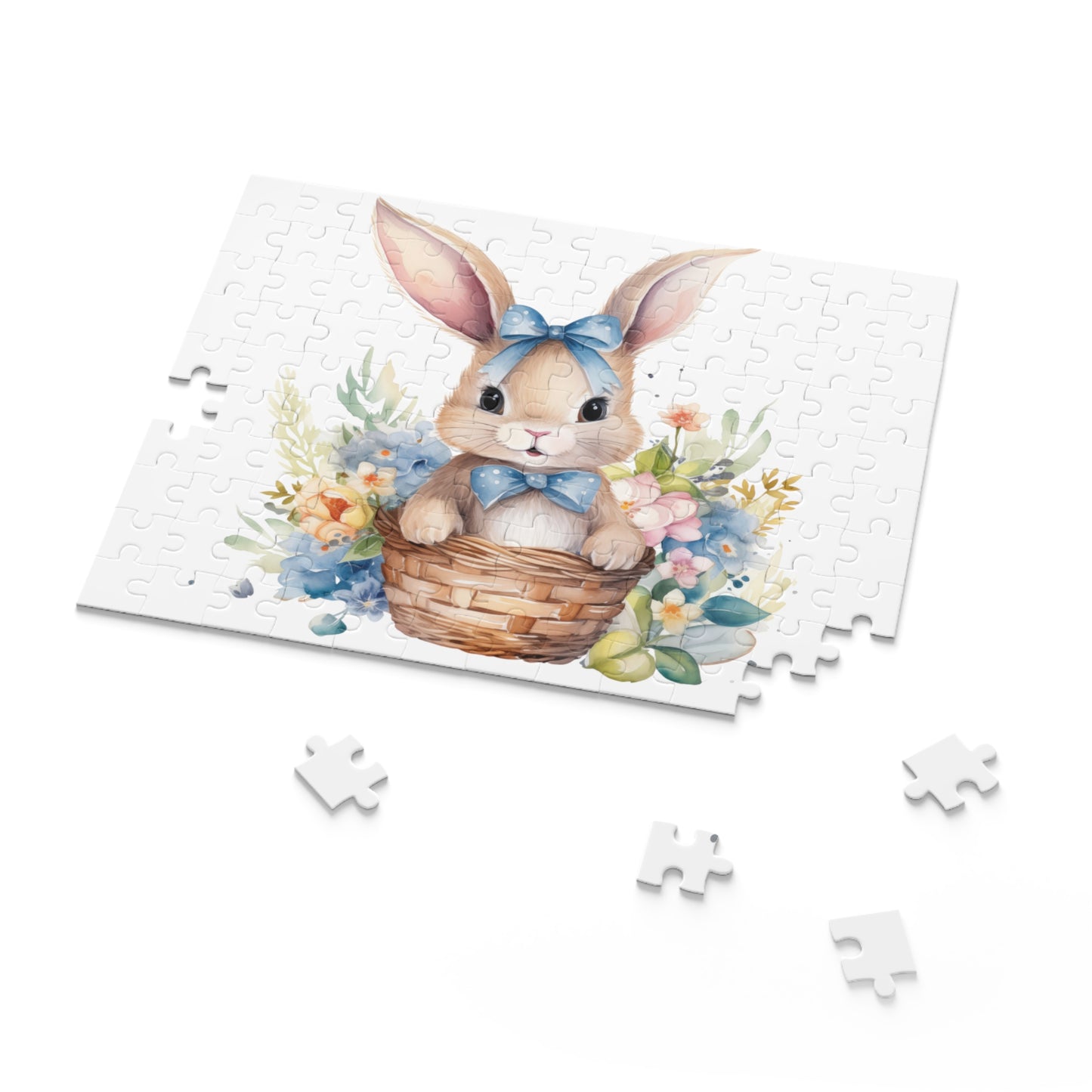 Personalised/Non-Personalised Puzzle, Easter Bunny (120, 252, 500-Piece)