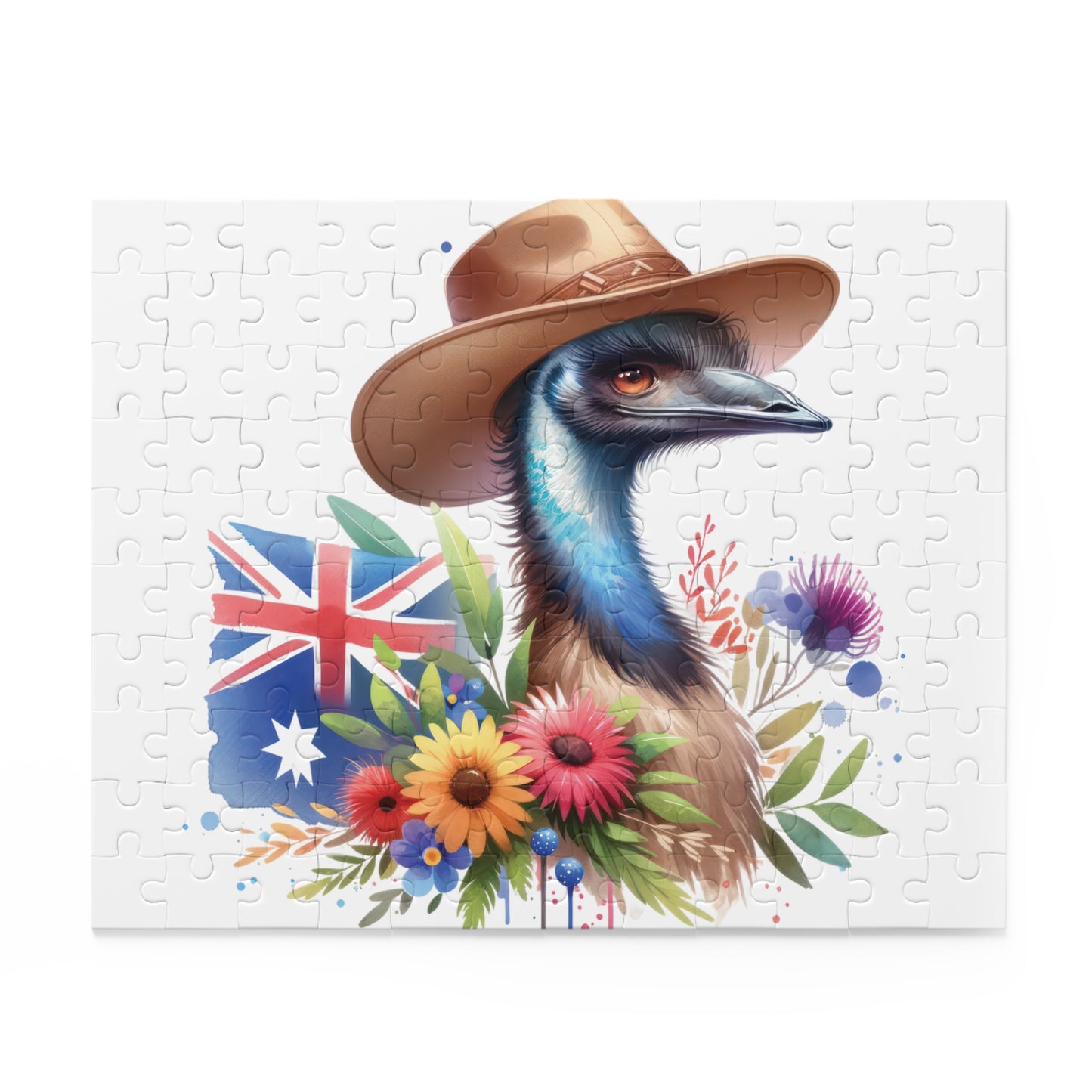 Personalised/Non-Personalised Puzzle, Emu (120, 252, 500-Piece)