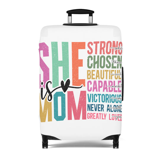 Luggage Cover, She is Mom, awd-5023