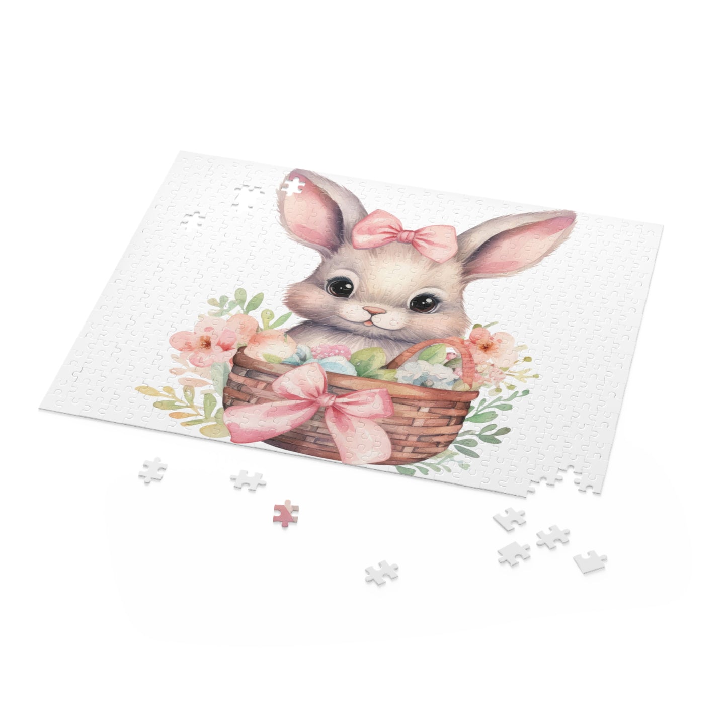 Personalised/Non-Personalised Puzzle, Easter Bunny (120, 252, 500-Piece)