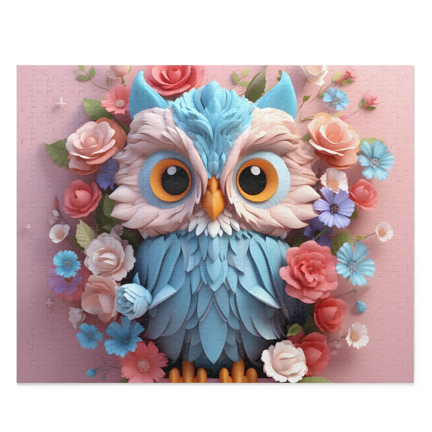 Personalised/Non-Personalised Puzzle, Owl (120, 252, 500-Piece)