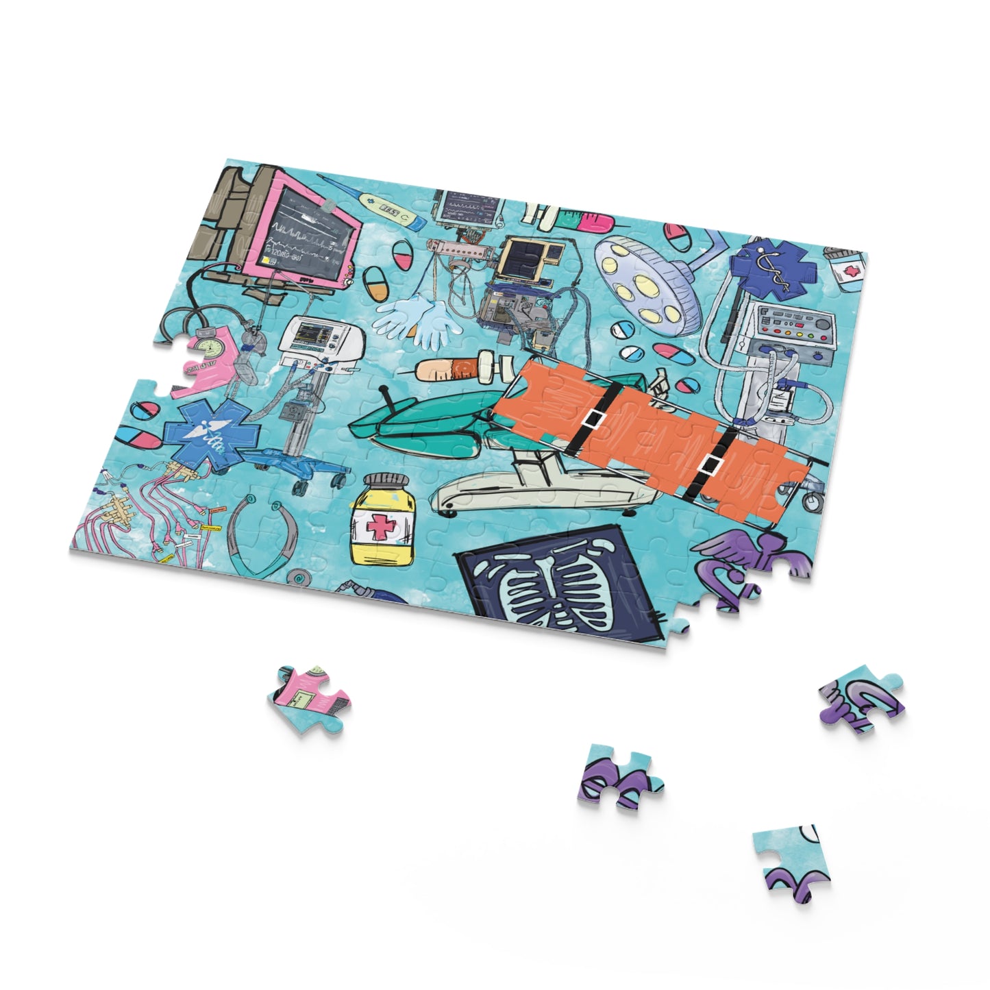 Personalised/Non-Personalised Puzzle, Trauma Nurse (120, 252, 500-Piece)