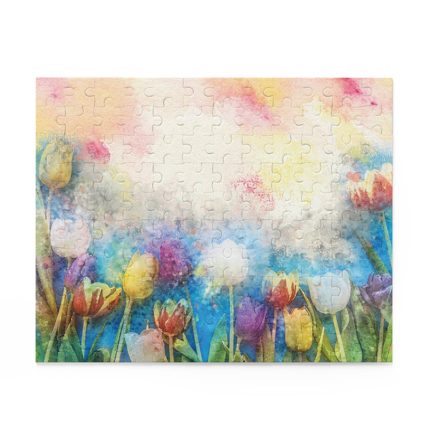 Personalised/Non-Personalised Puzzle, Floral (120, 252, 500-Piece)