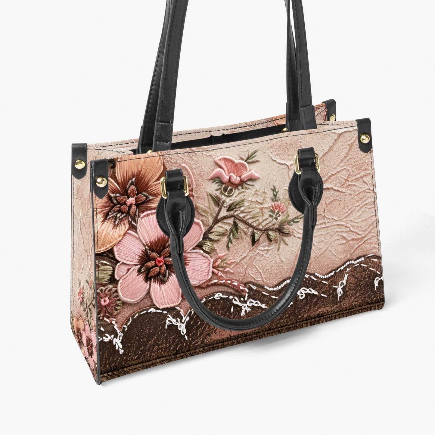 Women's Tote Bag - Long Strap - Floral