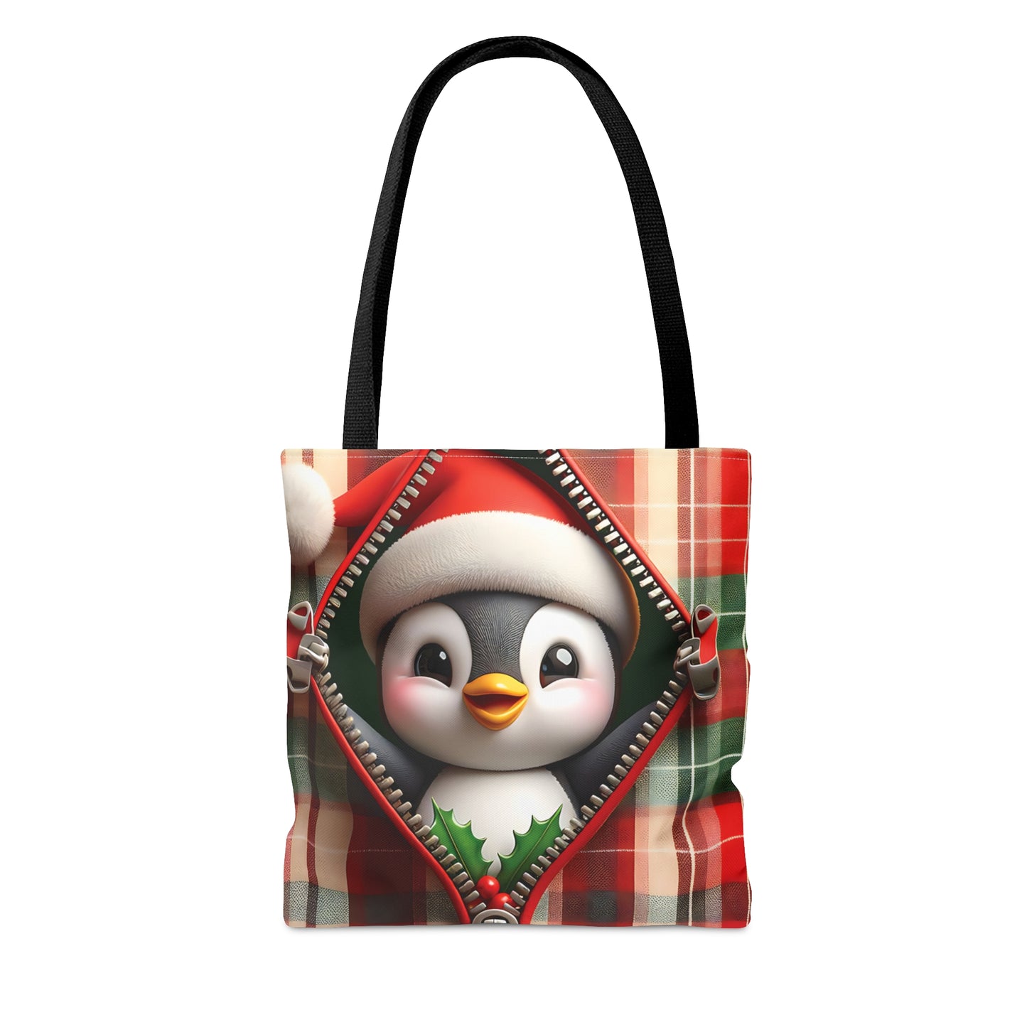 Tote Bag, Christmas, Penguin