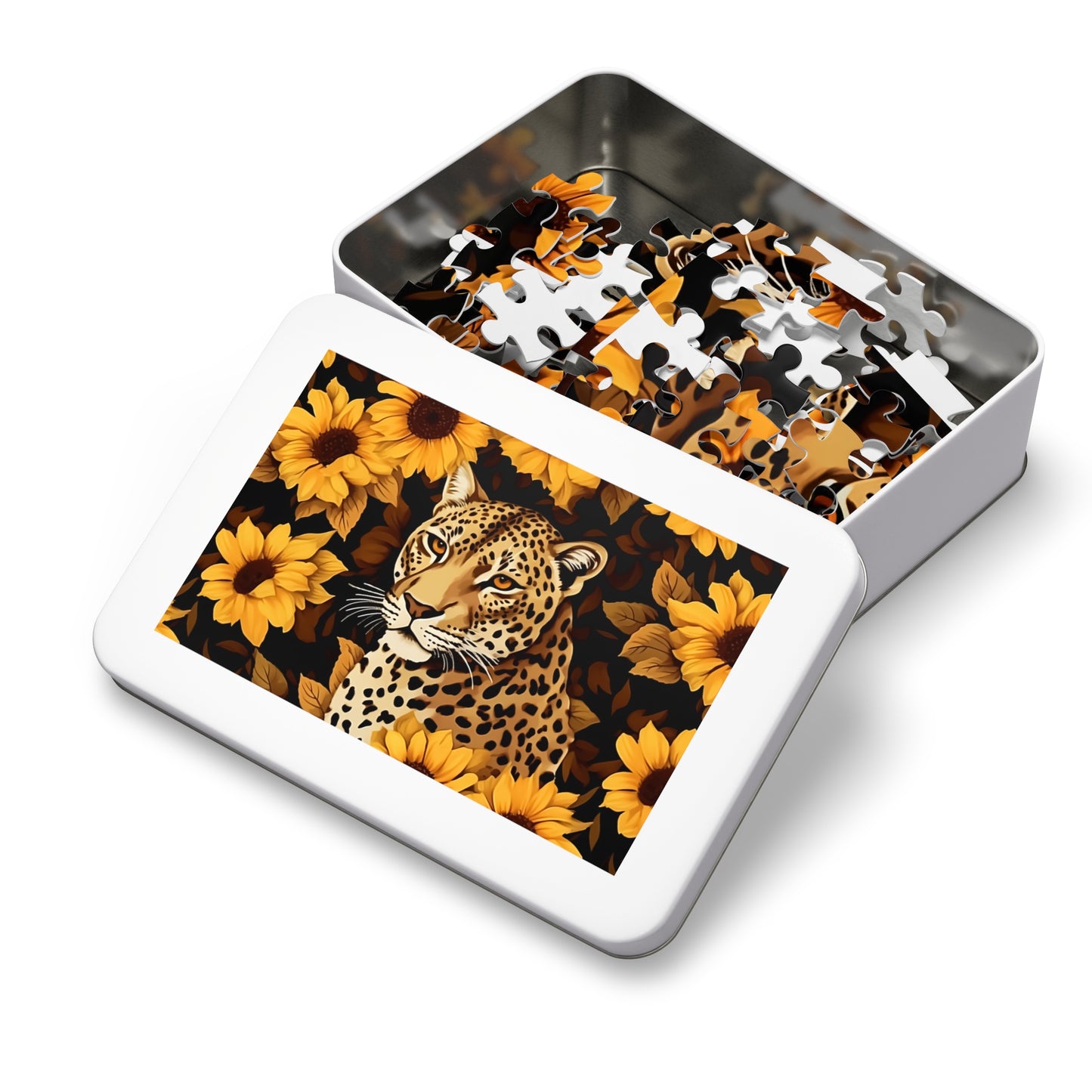 Jigsaw Puzzle, Leopard, Personalised/Non-Personalised (30, 110, 252, 500,1000-Piece)