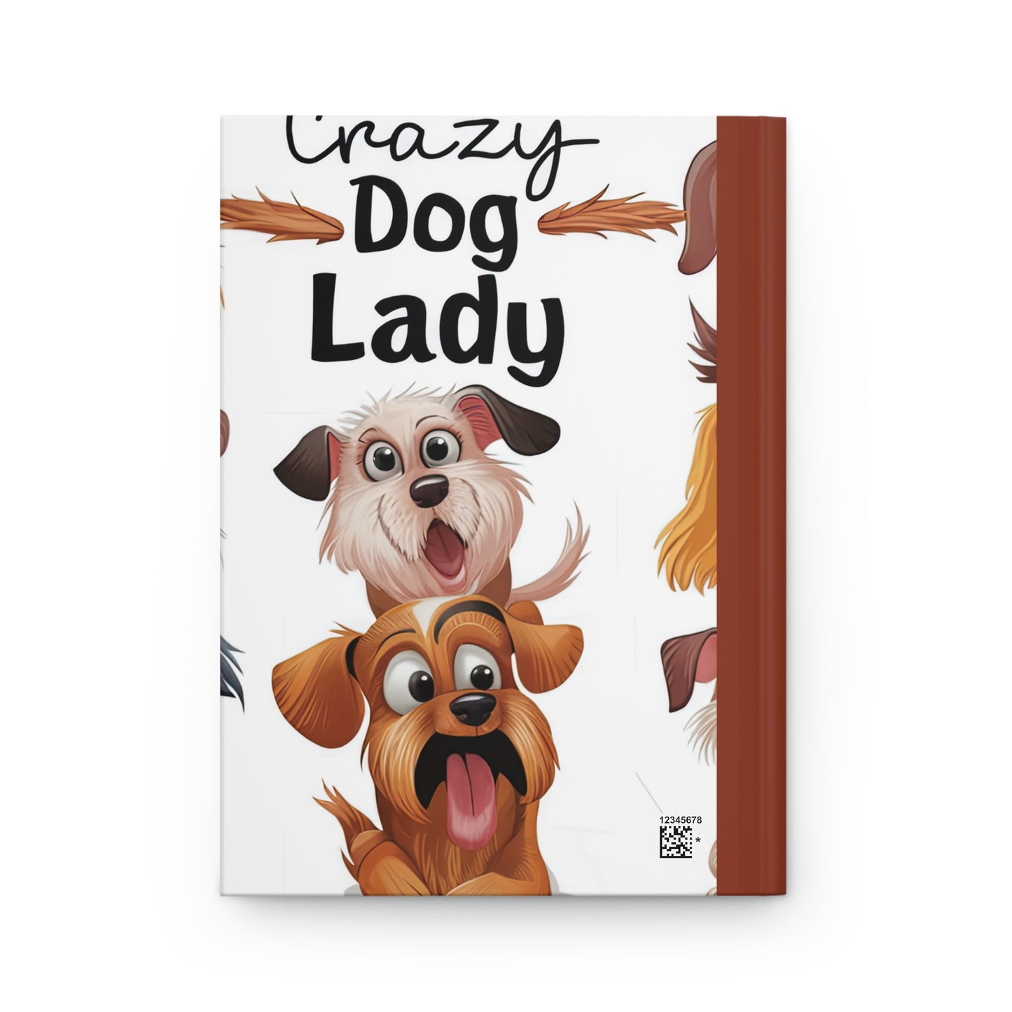 Personalised Hardcover Journal Matte, Dog Lady, awd-1490