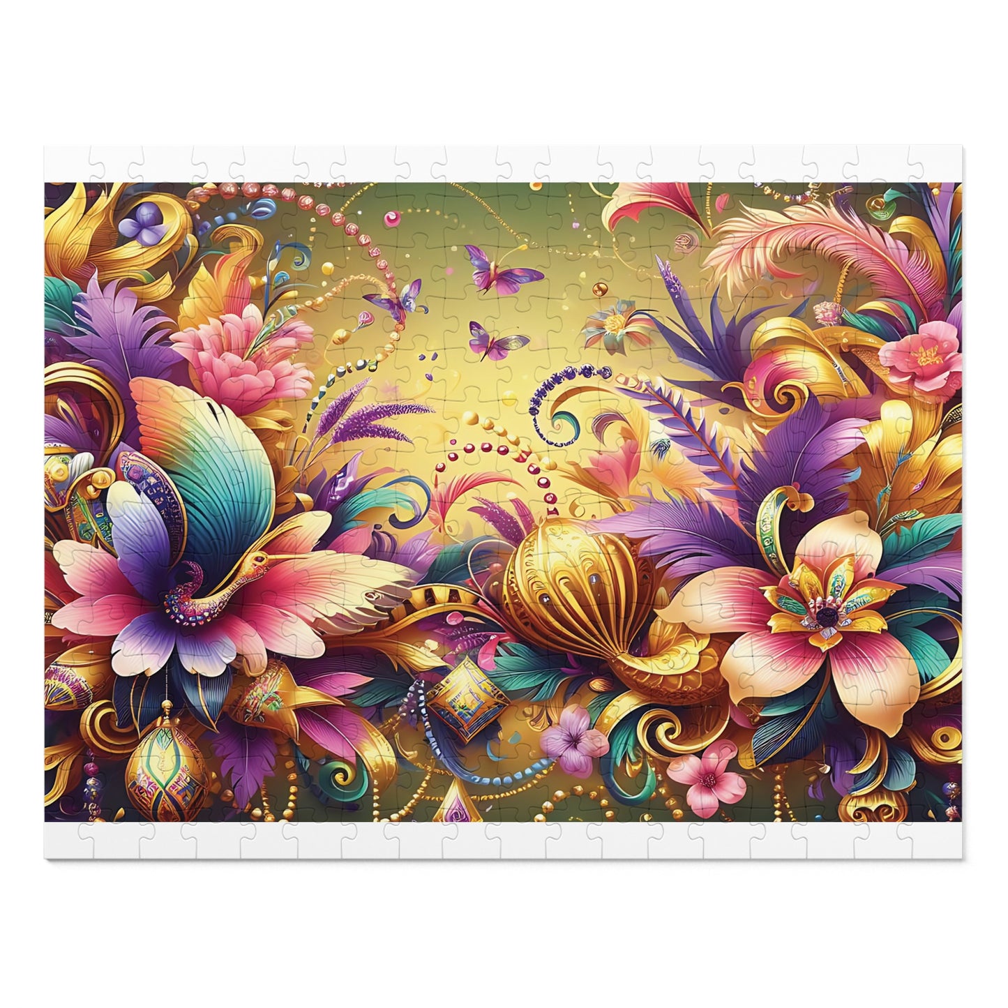 Jigsaw Puzzle, Floral, Personalised/Non-Personalised (30, 110, 252, 500,1000-Piece)