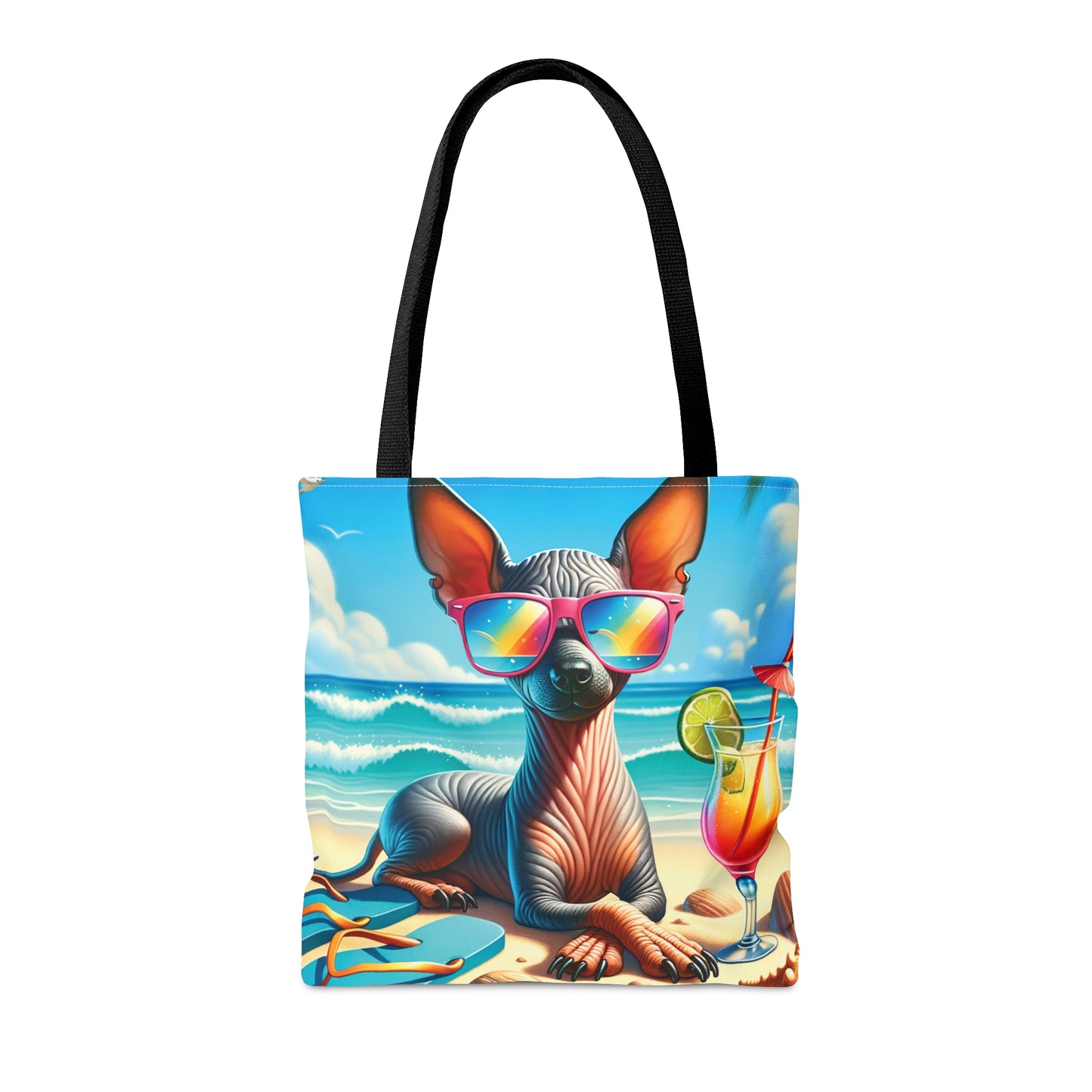 Tote Bag, Dog on Beach, Xloitcuintli, Tote bag, awd-1253