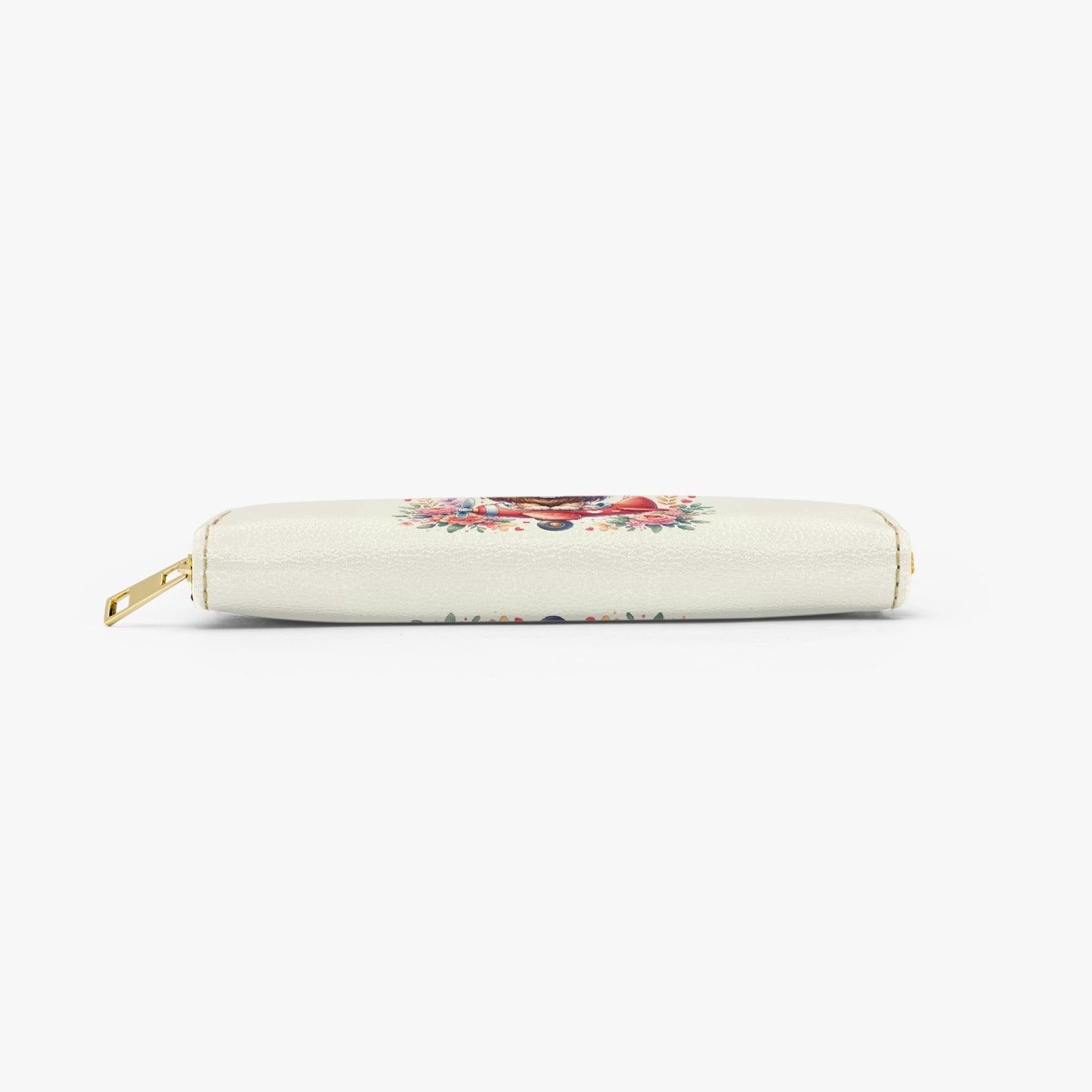 Long Type Zipper Purse - Lion in Plane