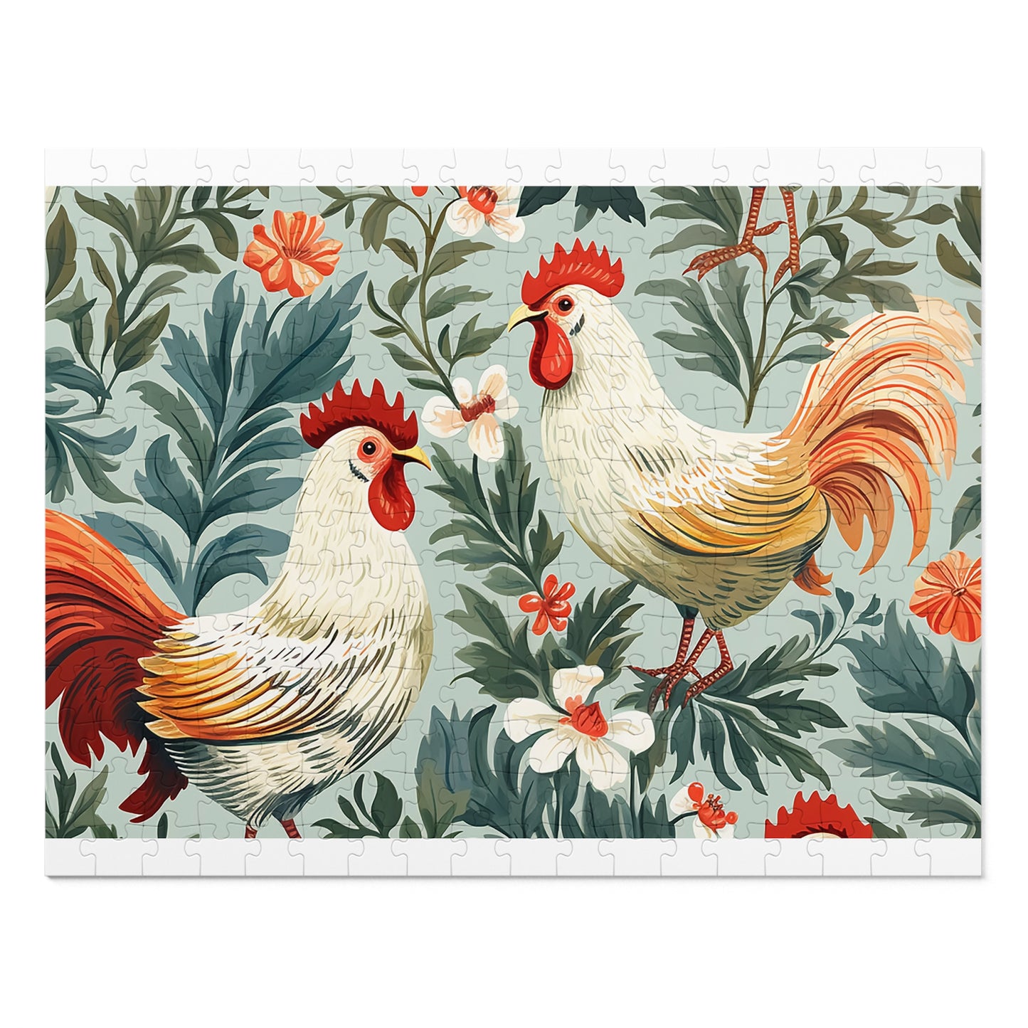 Jigsaw Puzzle, Chicken/Rooster, Personalised/Non-Personalised (30, 110, 252, 500,1000-Piece)