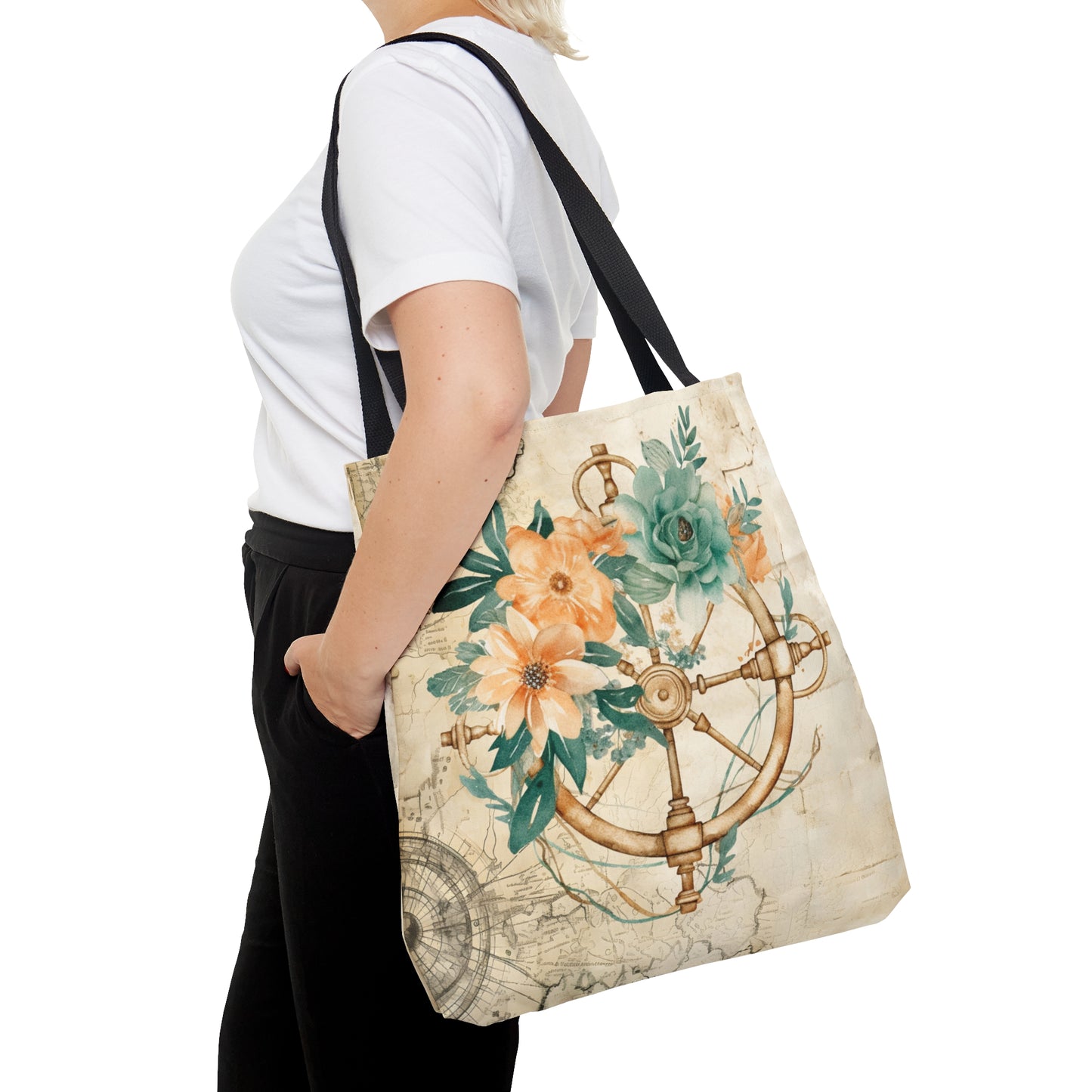 Tote Bag, Nautical bag, Beach Tote Bag