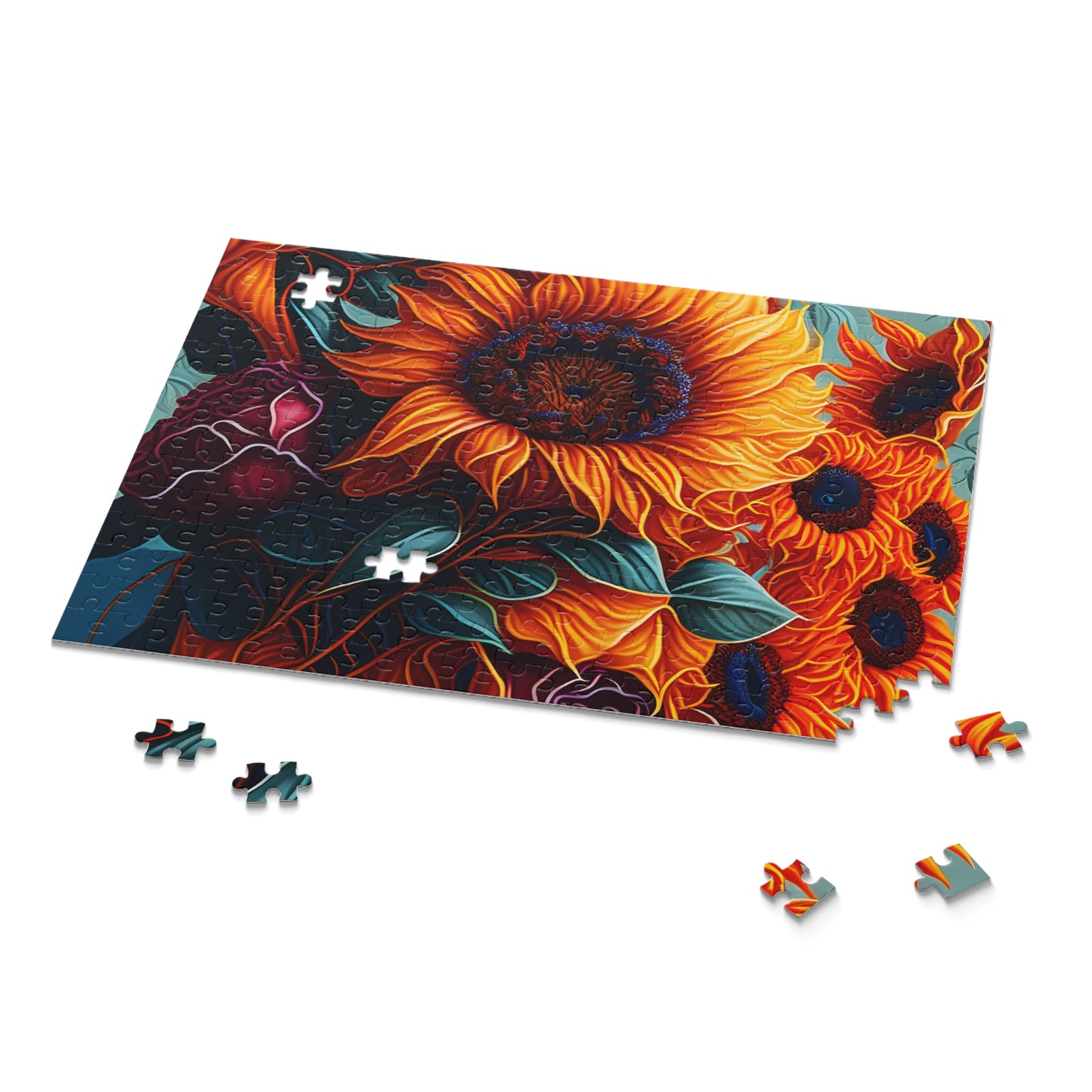 Puzzle, Sunflower  (120, 252, 500-Piece) awd-625