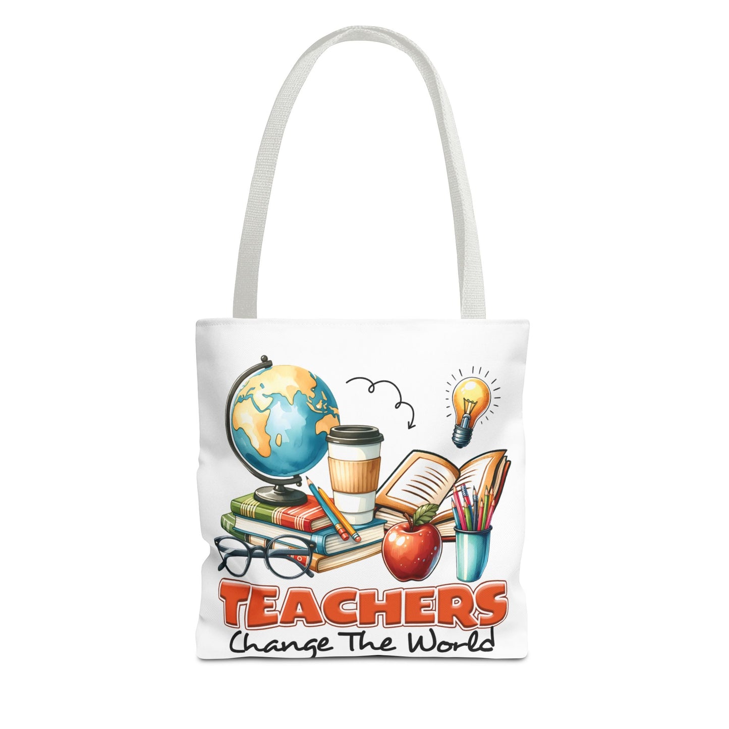 Tote Bag, Teacher, Teachers change the world Personalised/Non-Personalised Tote bag