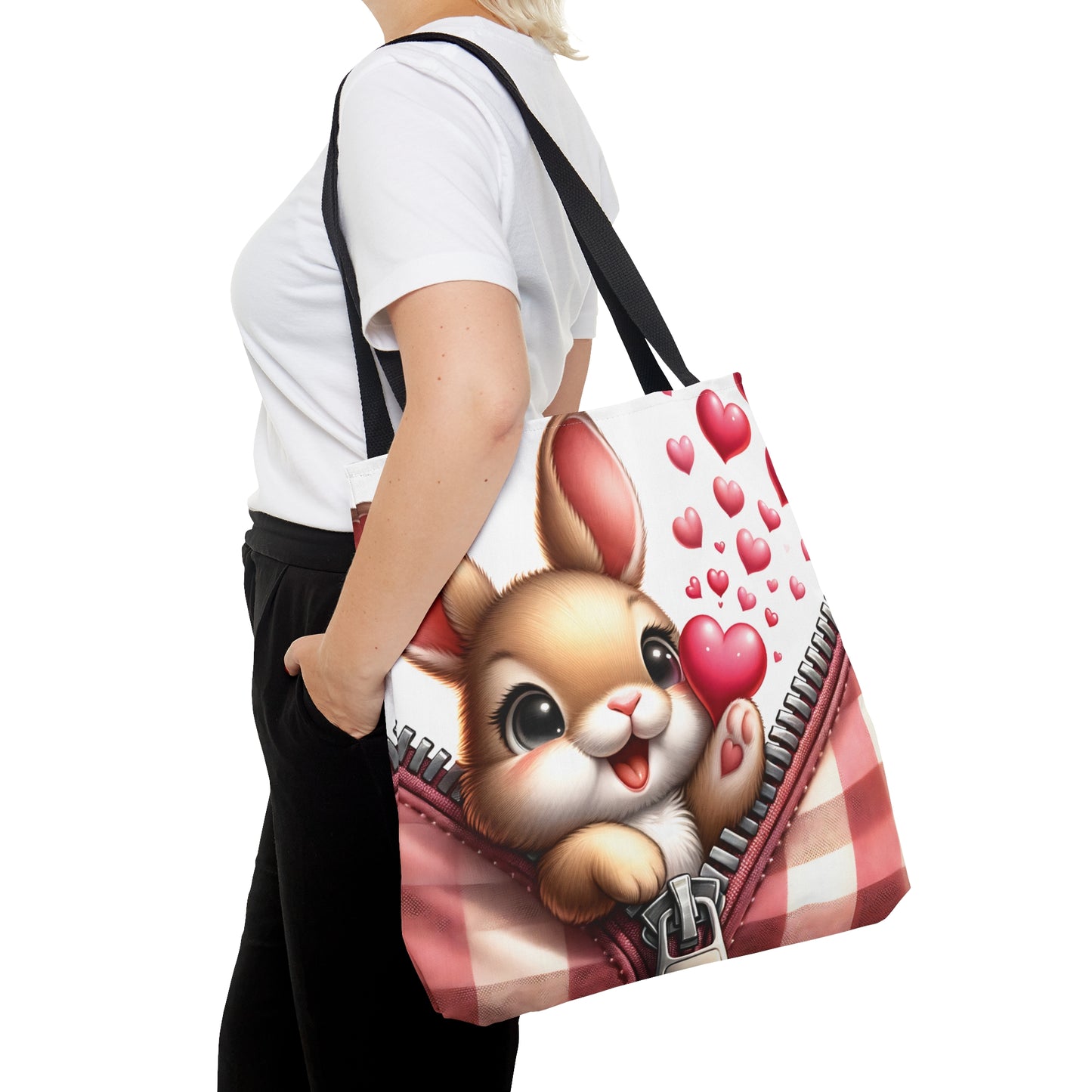 Tote Bag, Rabbit, Personalised/Non-Personalised Tote bag