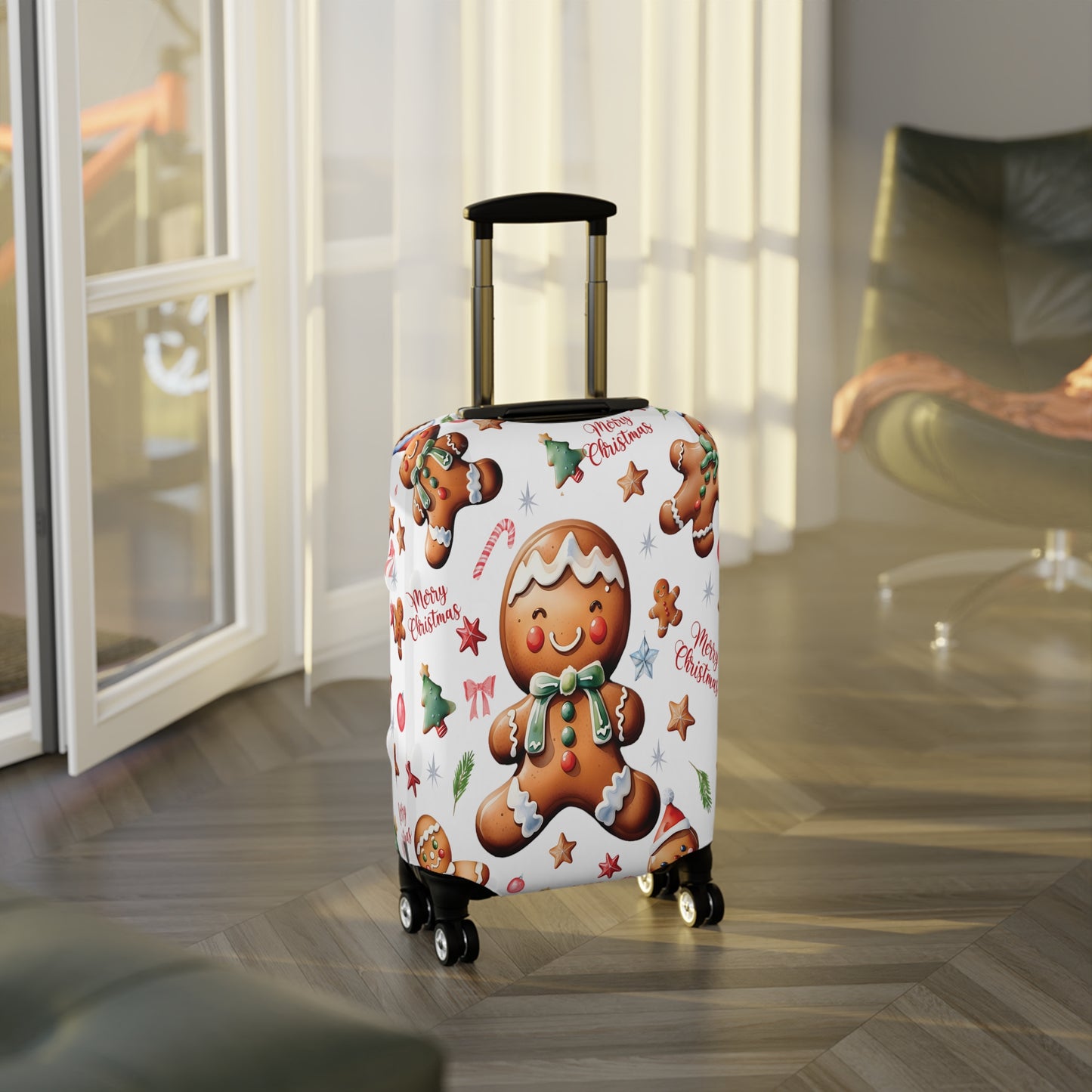 Luggage Cover, Gingerbread man, awd-316