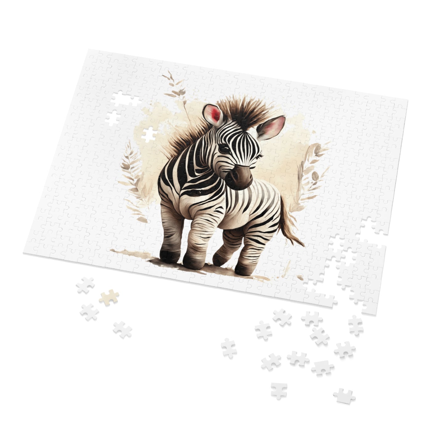 Jigsaw Puzzle, Zebra, Personalised/Non-Personalised (30, 110, 252, 500,1000-Piece)