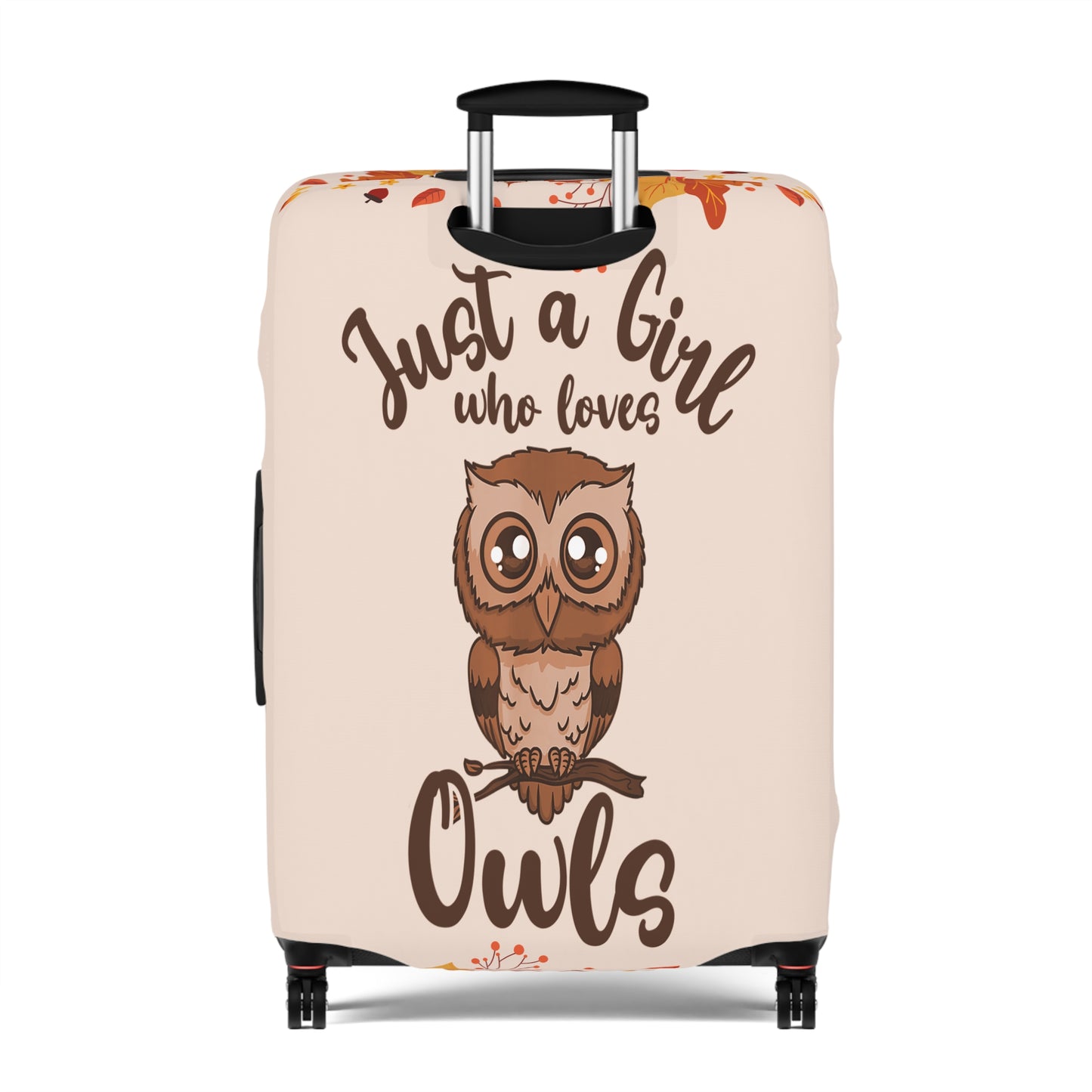 Luggage Cover, Just a Girl who loves Owls, awd-1713