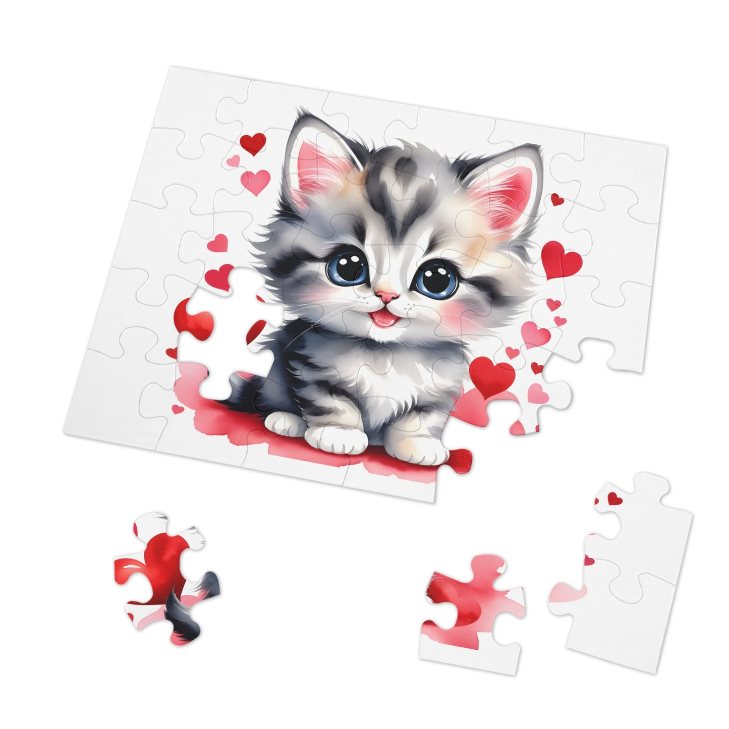 Jigsaw Puzzle, Cat, Personalised/Non-Personalised (30, 110, 252, 500,1000-Piece)