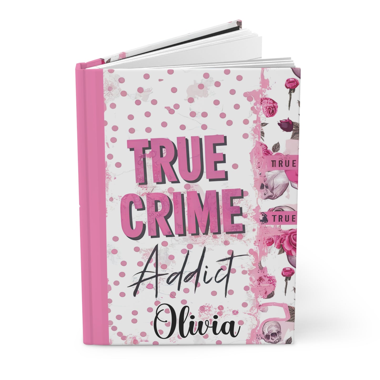 Personalised Hardcover Journal Matte, Mother, True Crime addict, awd-1711