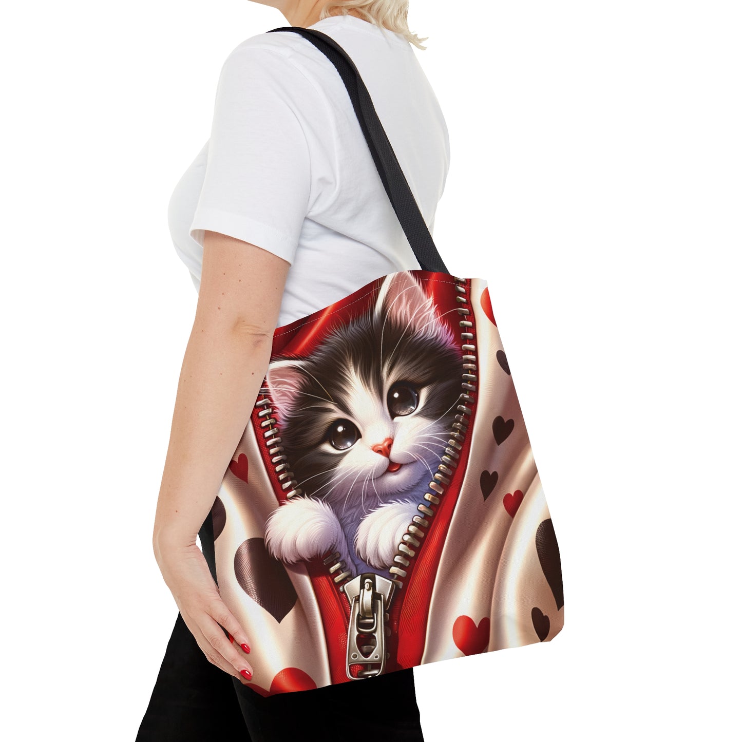 Tote Bag, Cat, Personalised/Non-Personalised Tote bag