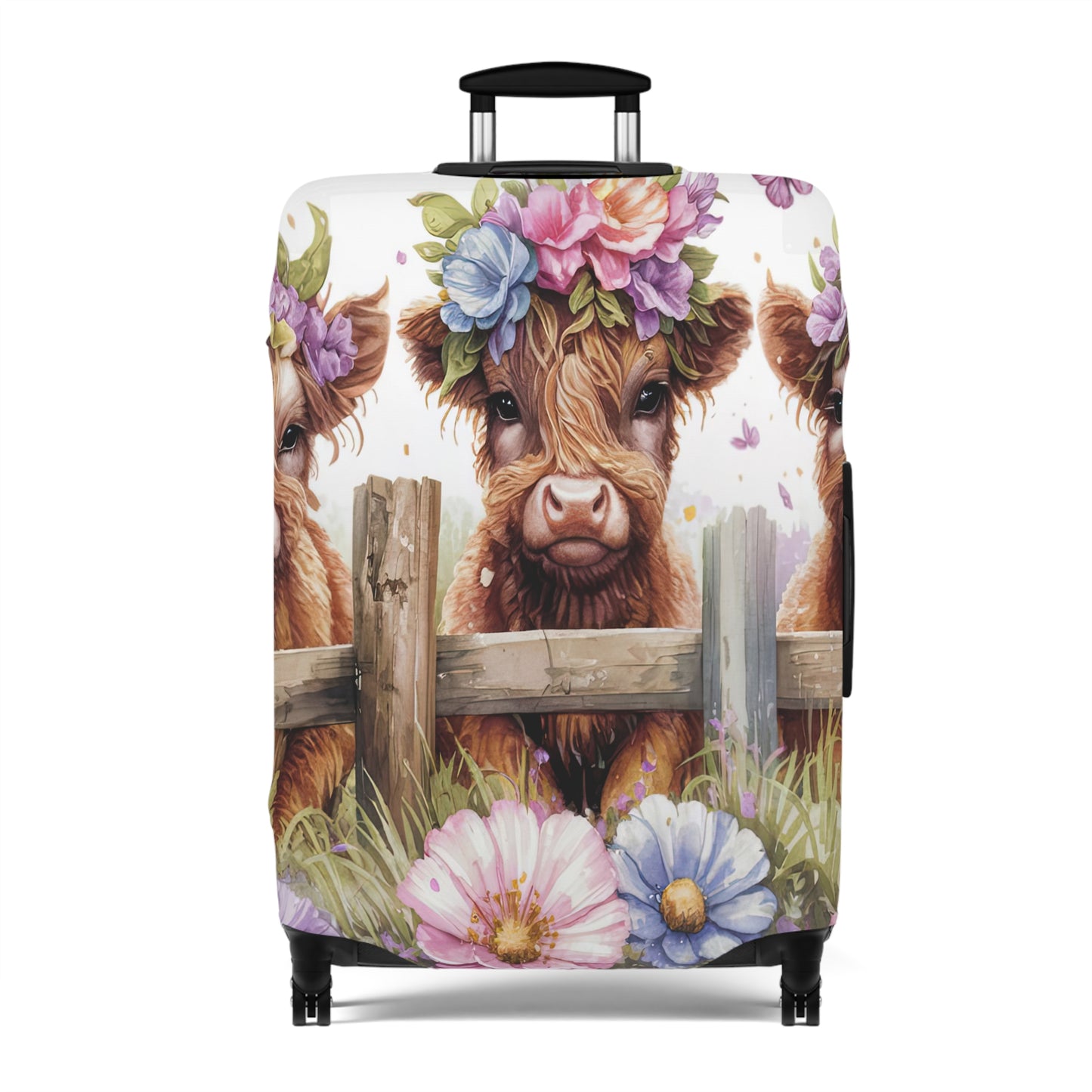 Luggage Cover, Highland Cow, awd-1764