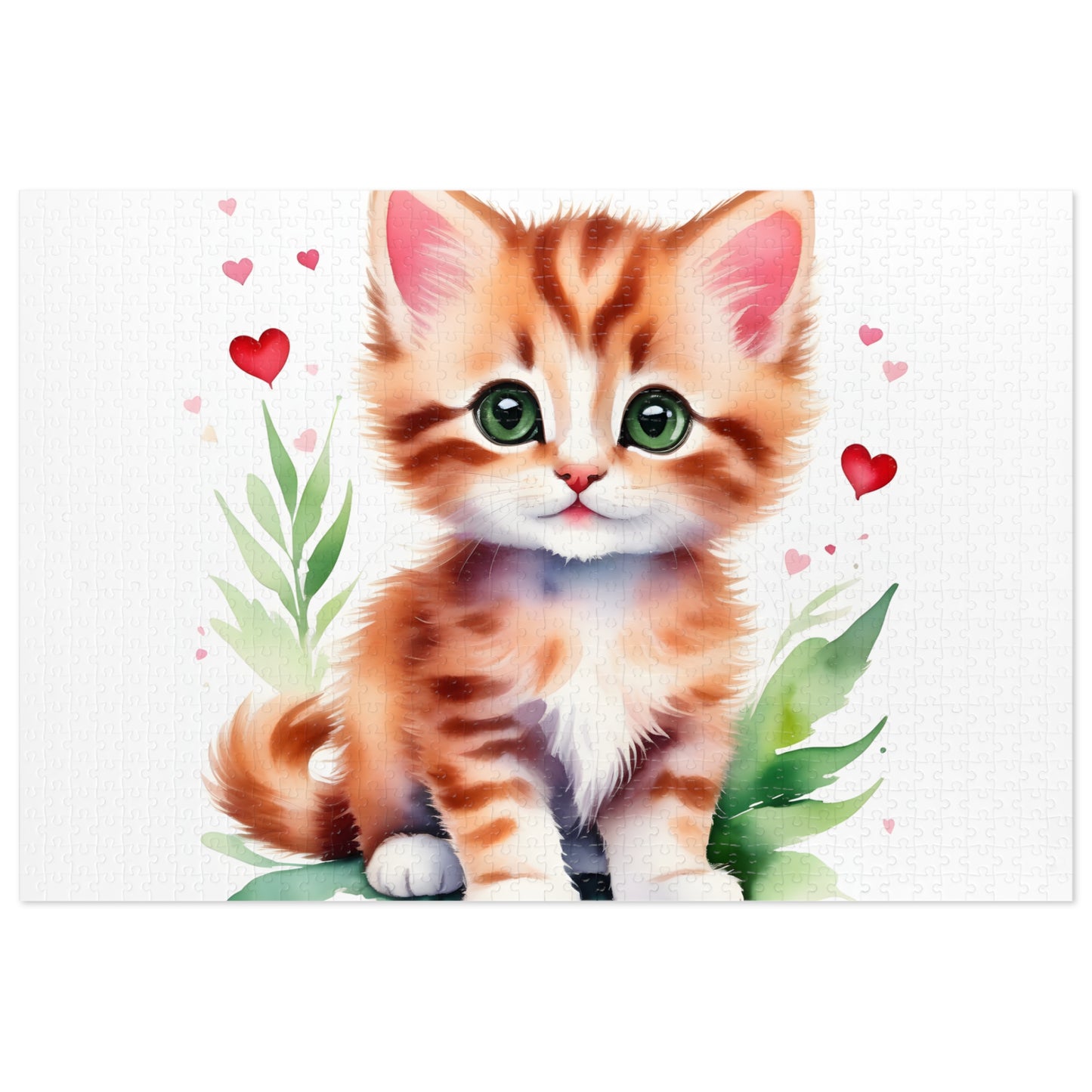 Jigsaw Puzzle, Cat, Personalised/Non-Personalised (30, 110, 252, 500,1000-Piece)