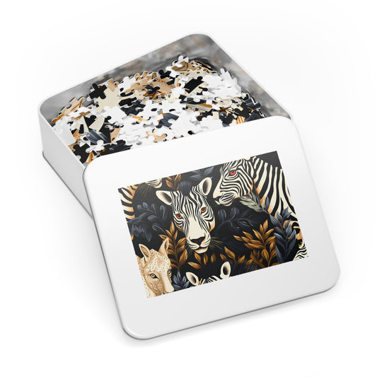 Jigsaw Puzzle, Zebra, Personalised/Non-Personalised (30, 110, 252, 500,1000-Piece)