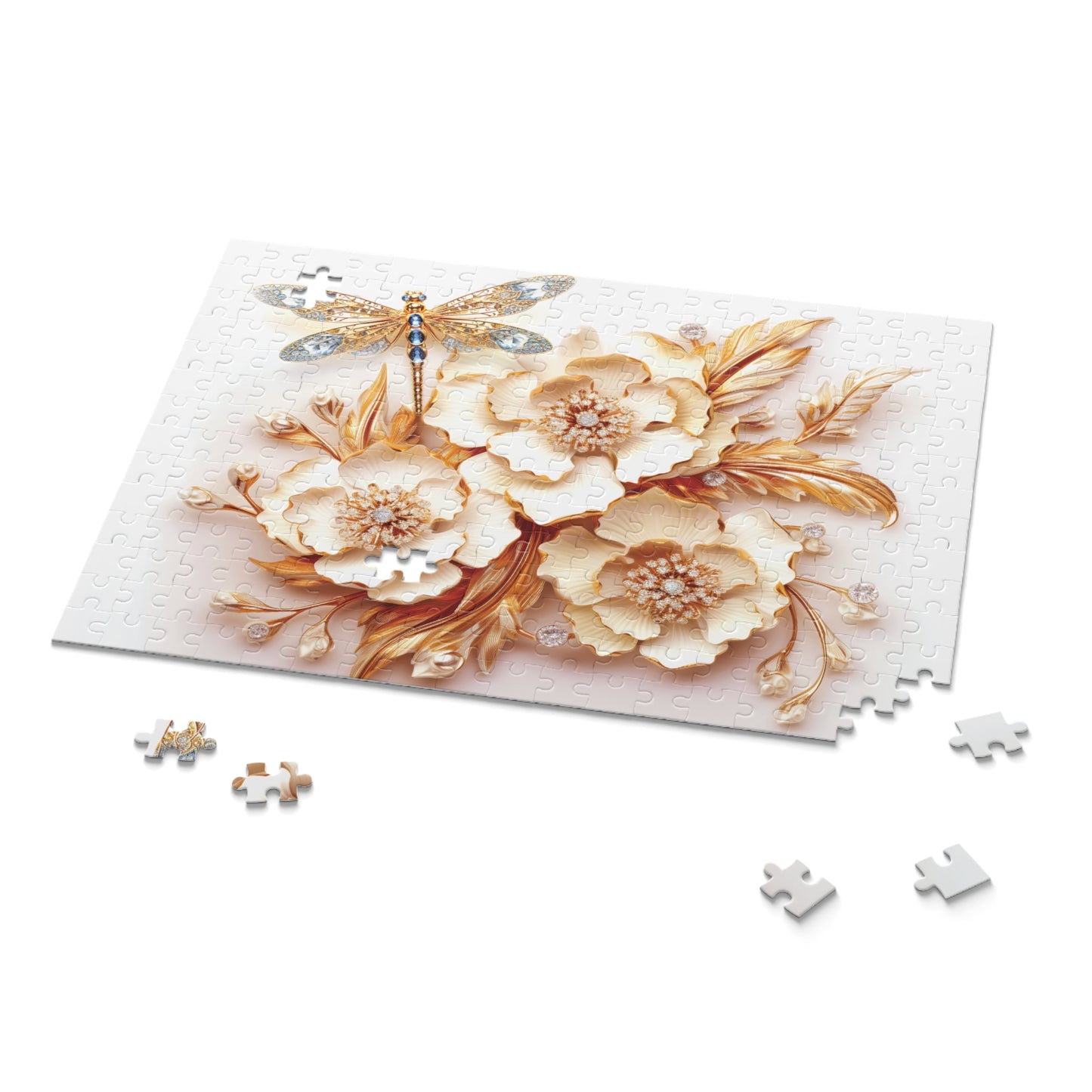 Personalised/Non-Personalised Puzzle, Floral (120, 252, 500-Piece)