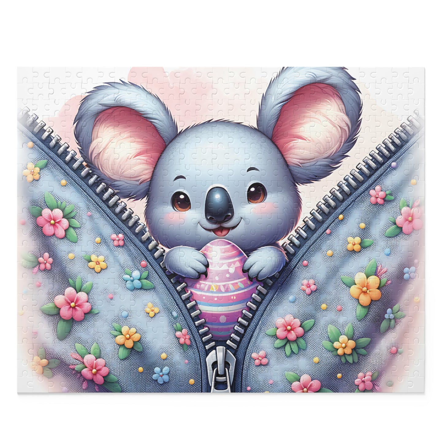 Personalised/Non-Personalised Puzzle, Easter, Koala (120, 252, 500-Piece)