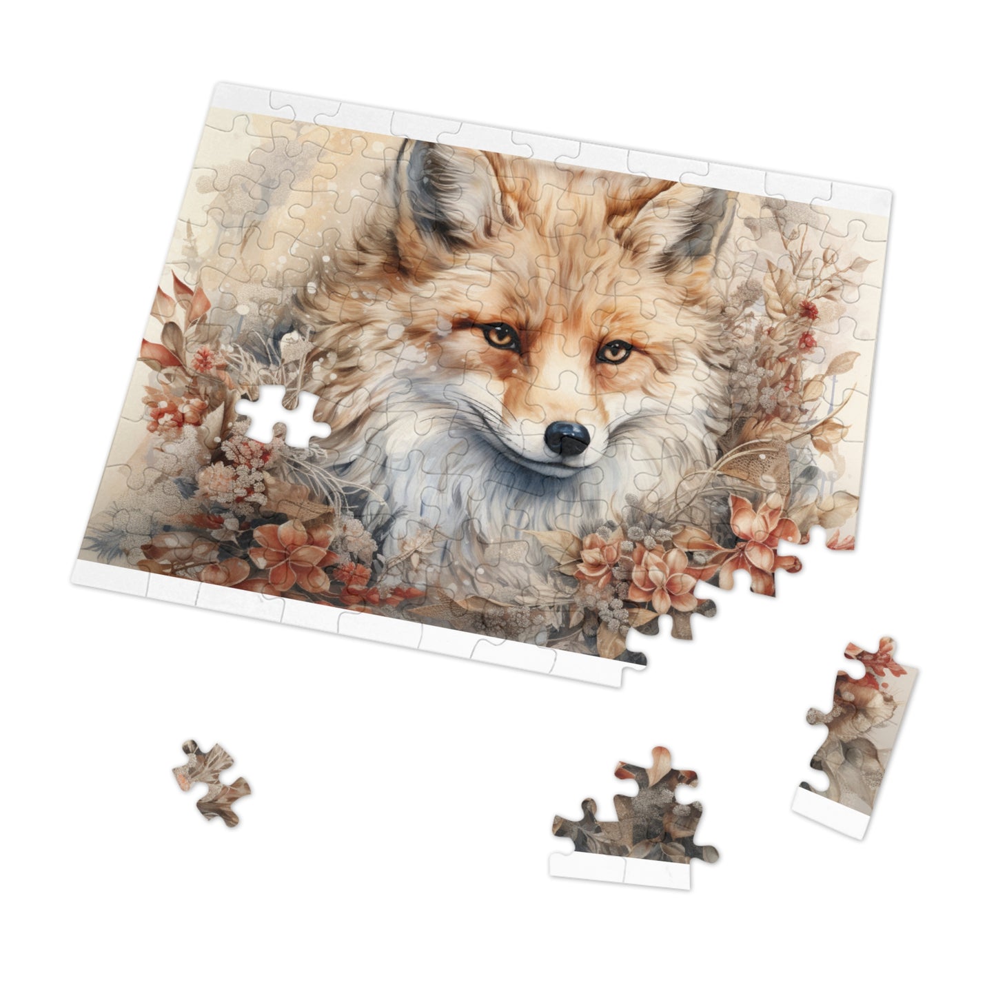 Jigsaw Puzzle, Fox, Personalised/Non-Personalised (30, 110, 252, 500,1000-Piece)