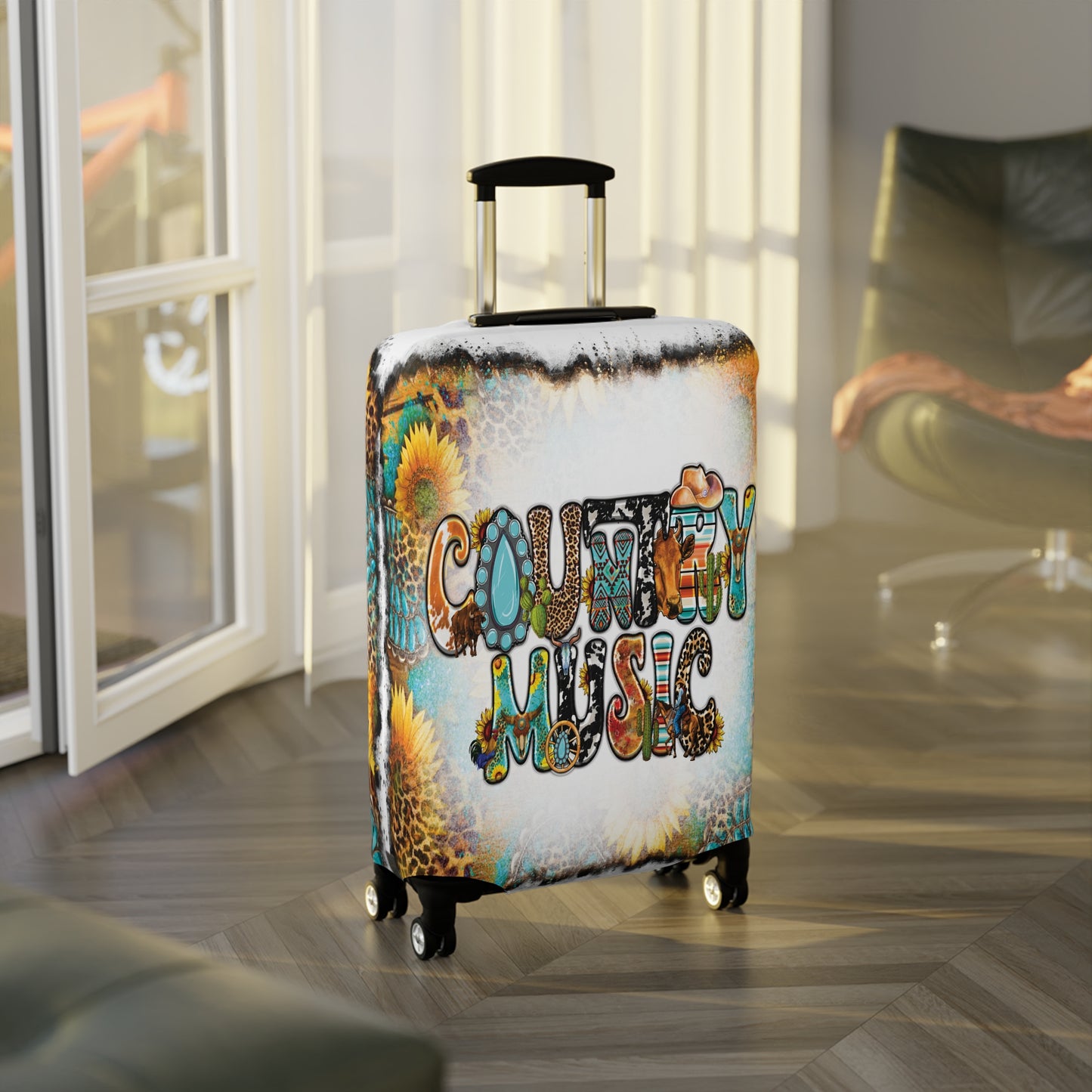 Luggage Cover, Country and Western, Country Music, awd-1025