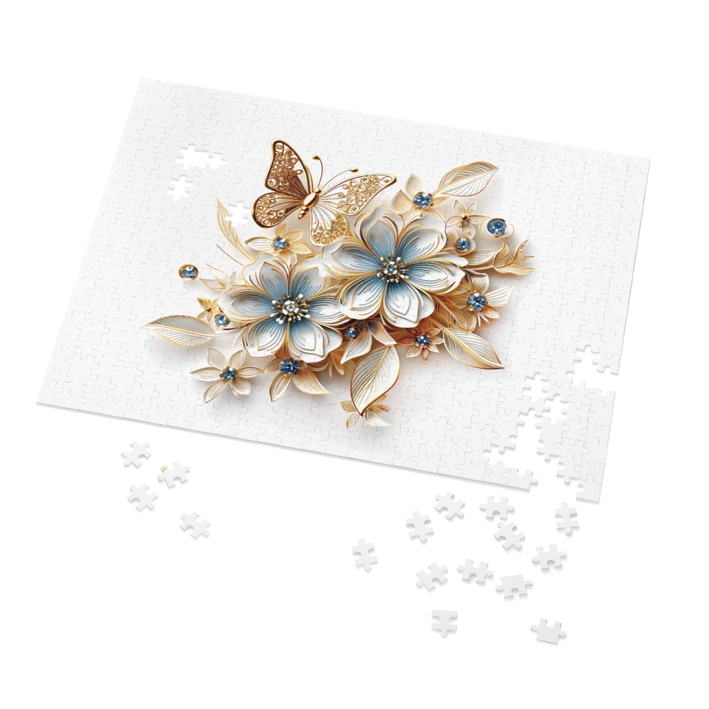 Jigsaw Puzzle, Floral, Personalised/Non-Personalised (30, 110, 252, 500,1000-Piece)