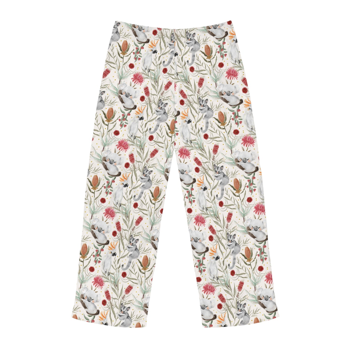 Men's Pyjama Pants, Australian Animals, Sleepwear Bottoms