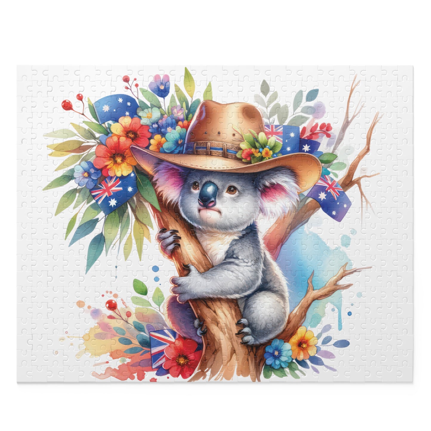 Personalised/Non-Personalised Puzzle, Koala (120, 252, 500-Piece)