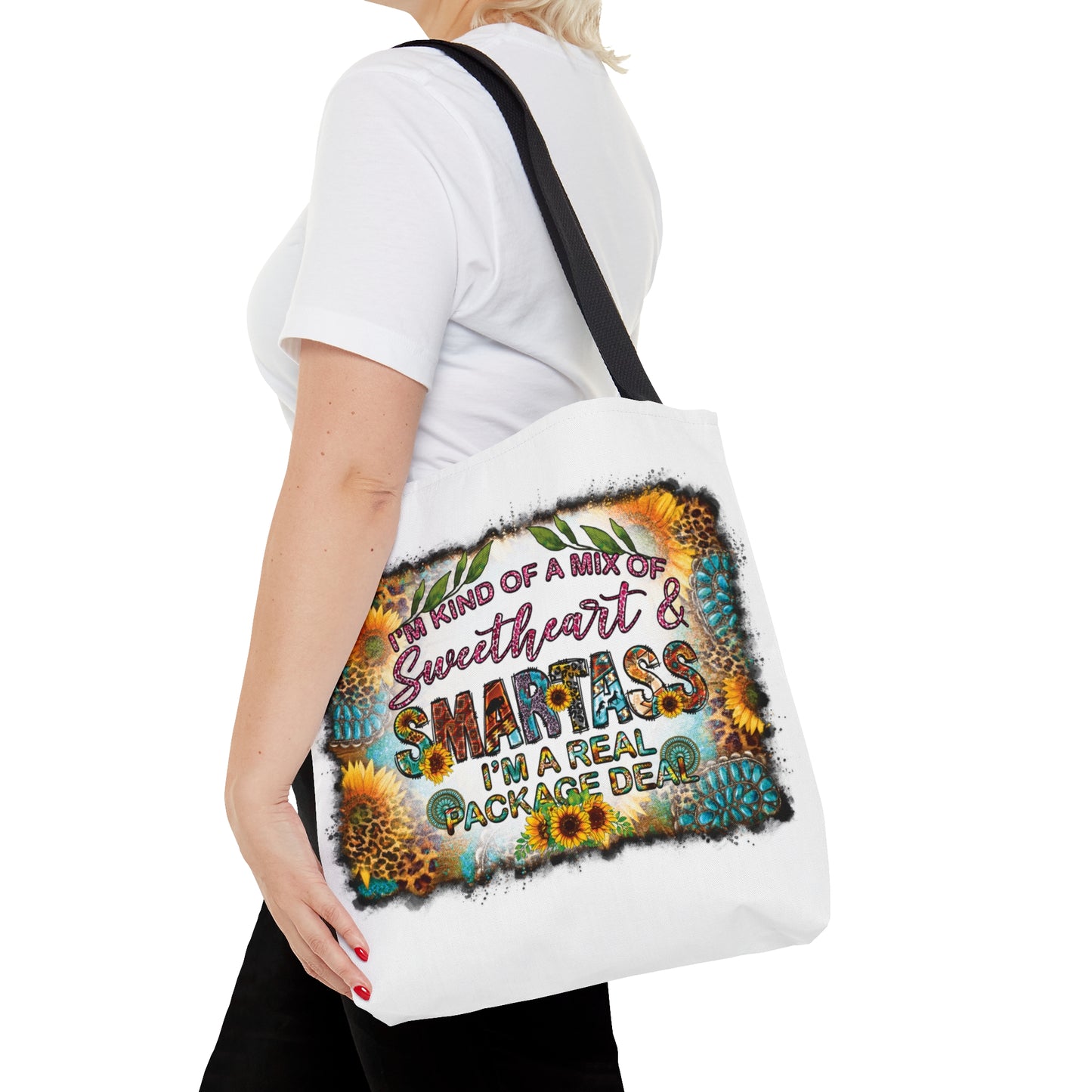 Tote Bag, Western, I'm kind of a mix of sweetheart