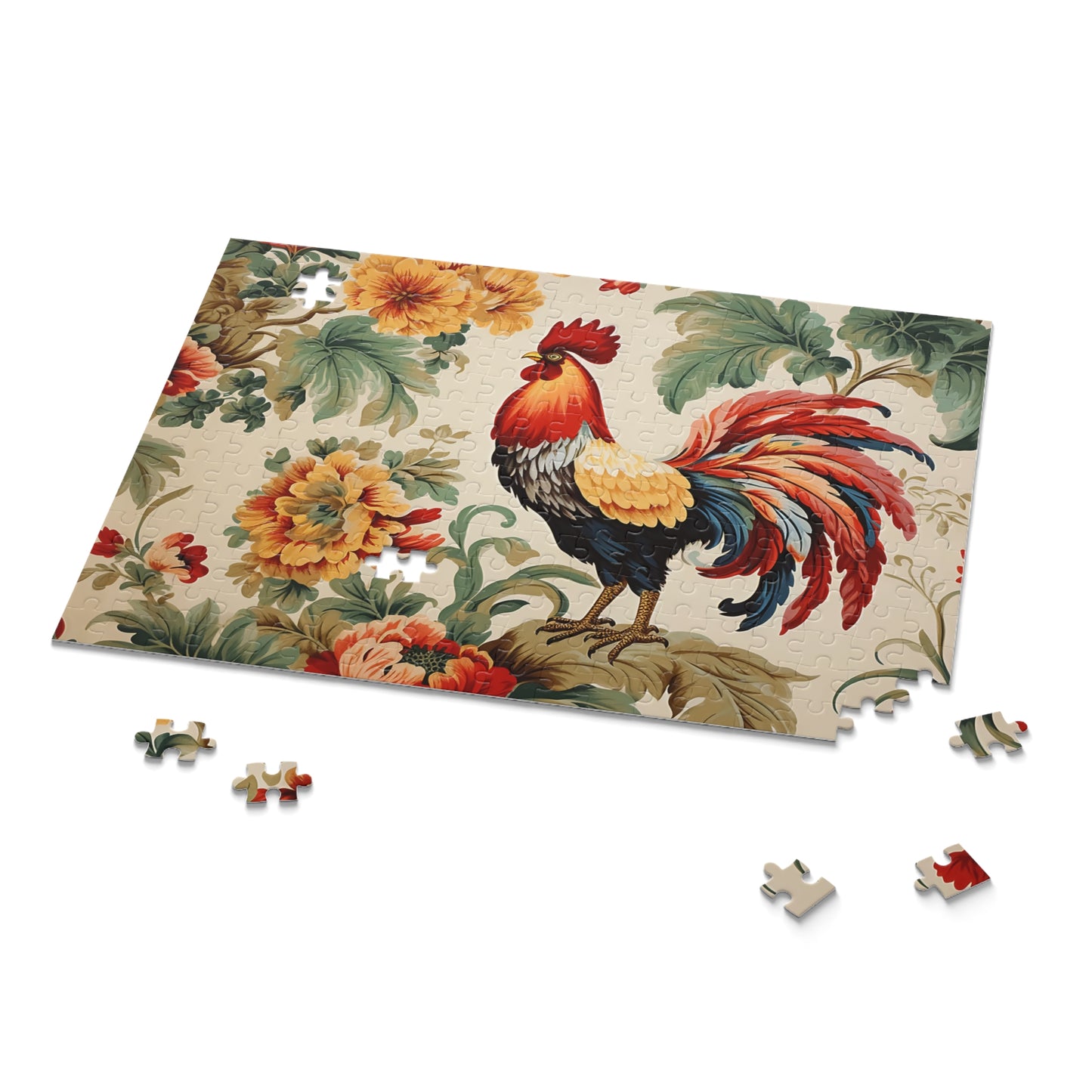 Personalised/Non-Personalised Puzzle, Chickens/Rooster (120, 252, 500-Piece)