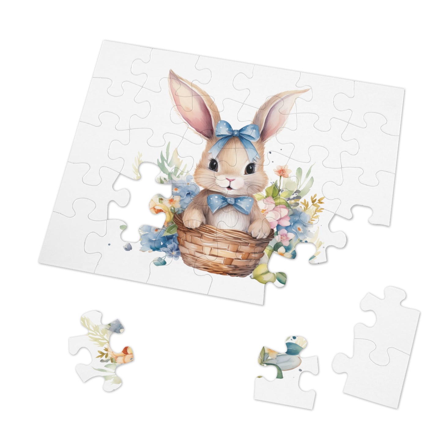 Jigsaw Puzzle, Easter, Easter Rabbit, Personalised/Non-Personalised (30, 110, 252, 500,1000-Piece)