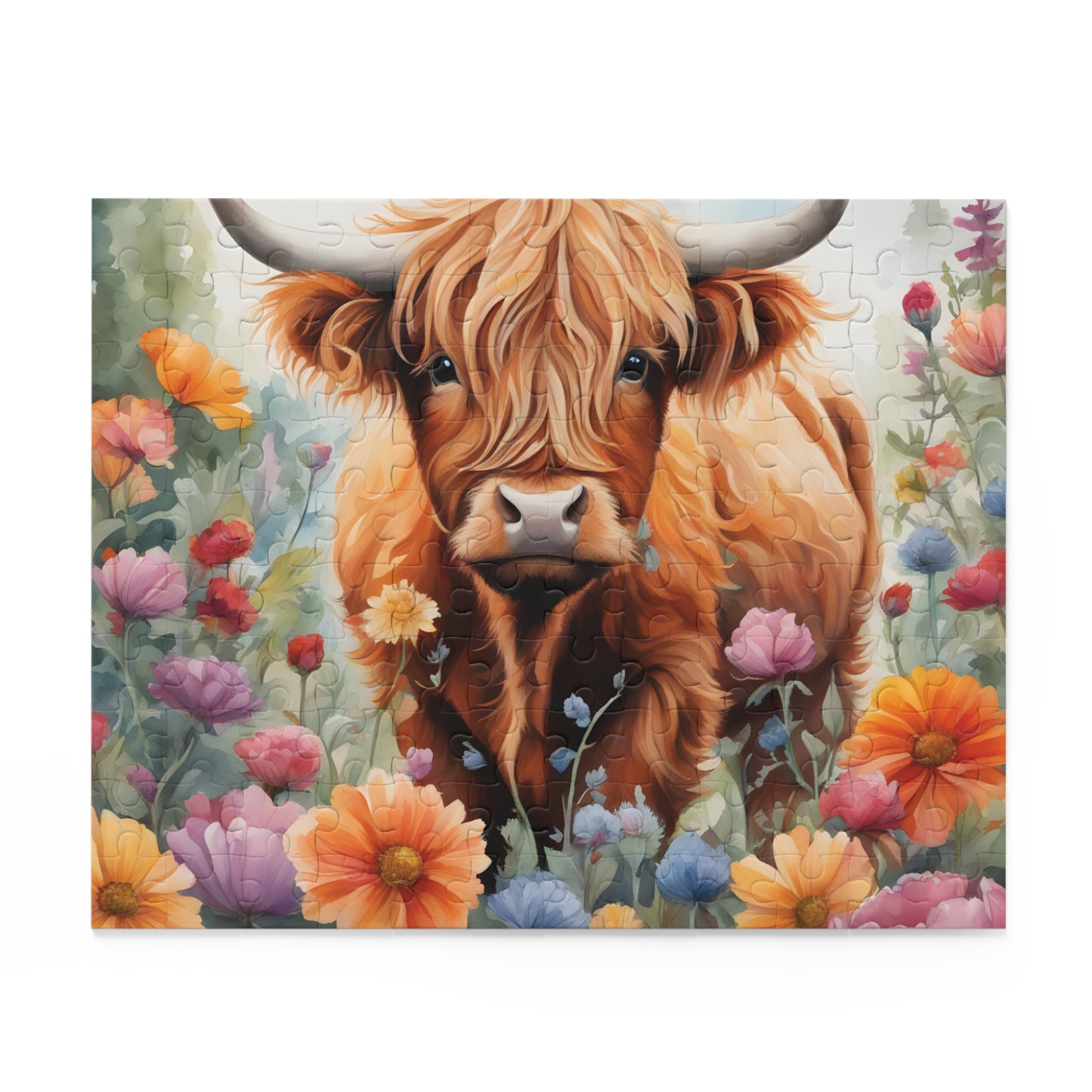 Puzzle,  Highland Cow (120, 252, 500-Piece) awd-642