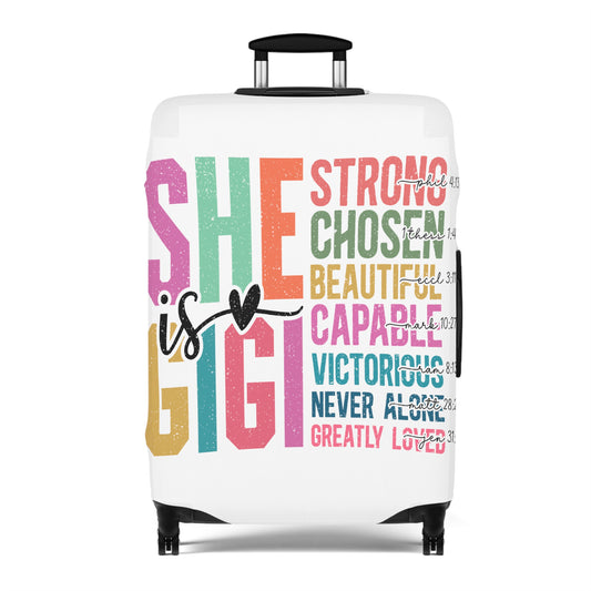 Luggage Cover, She is GiGi, awd-5019