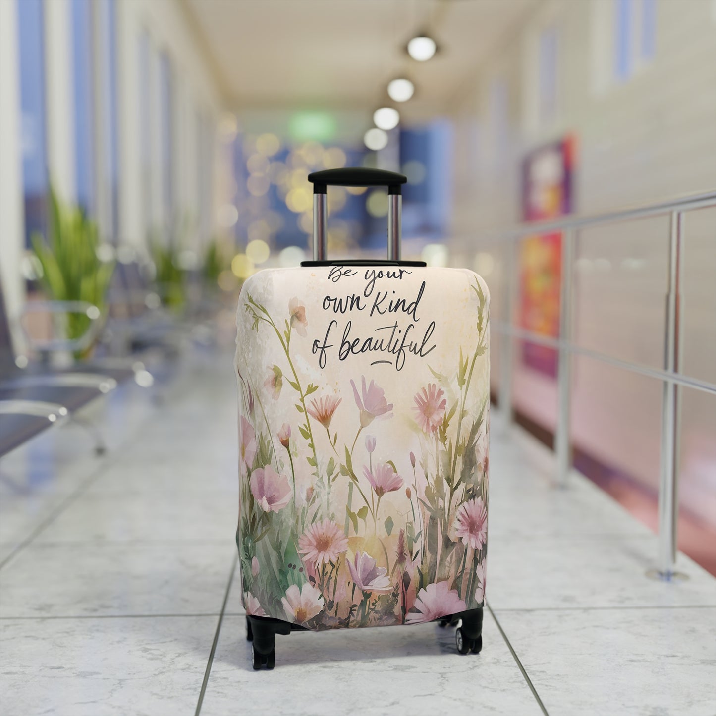 Luggage Cover, Floral, Be your own kind of beautiful, awd-1766