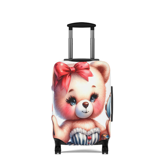 Luggage Cover, Rockabilly, Teddy Bear, awd-3032