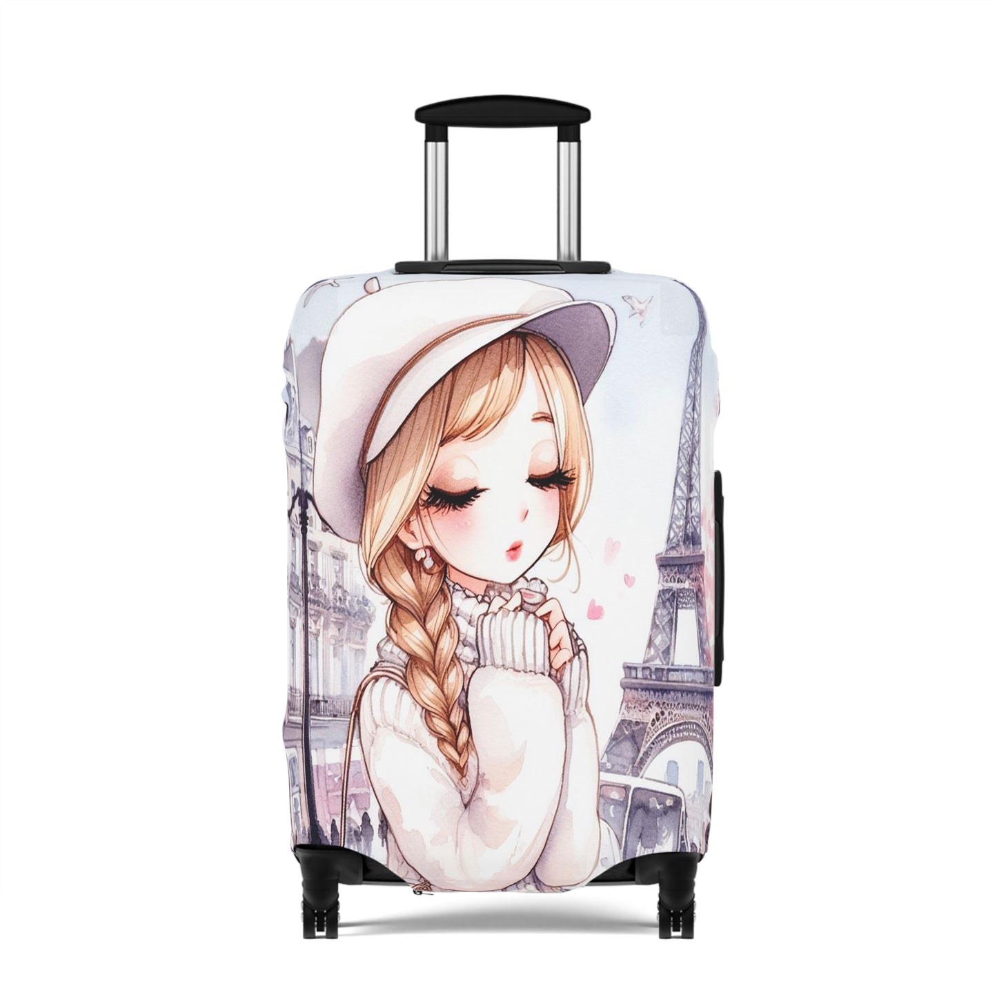 Luggage Cover, Just a Girl Who loves Travelling, awd-2101