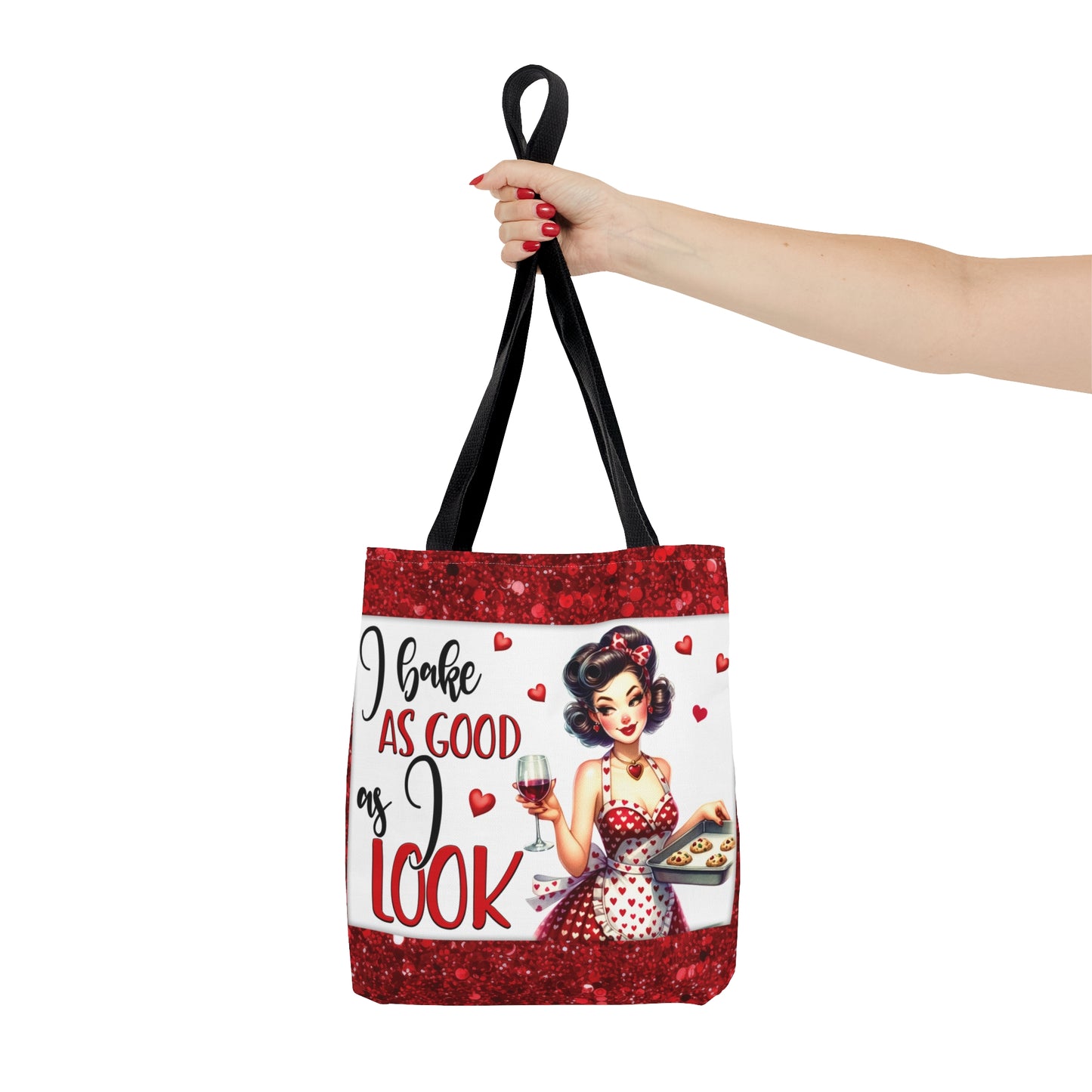 Tote Bag, Retro, I Bake as Good as I Look