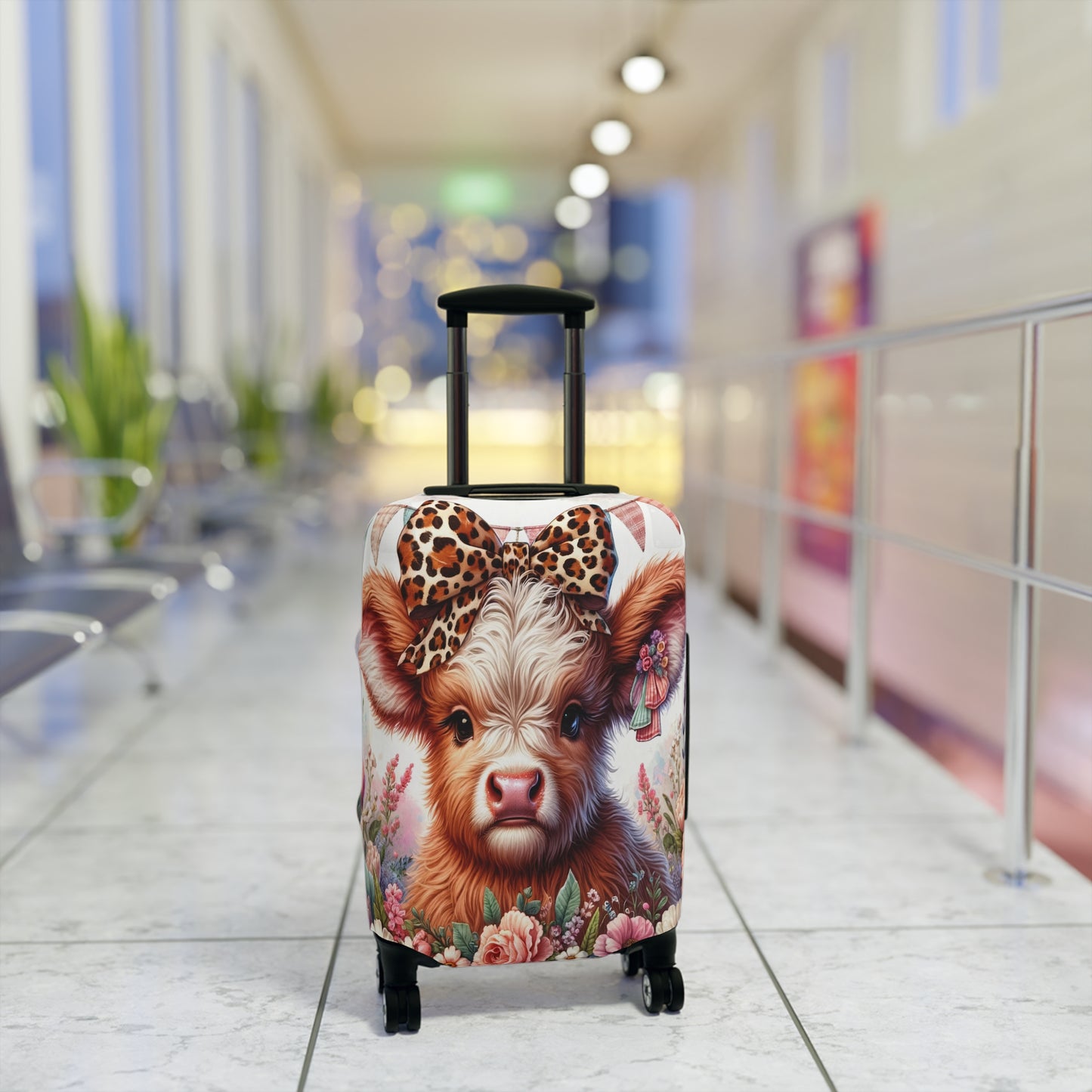 Luggage Cover, Highland Cow, awd-5003