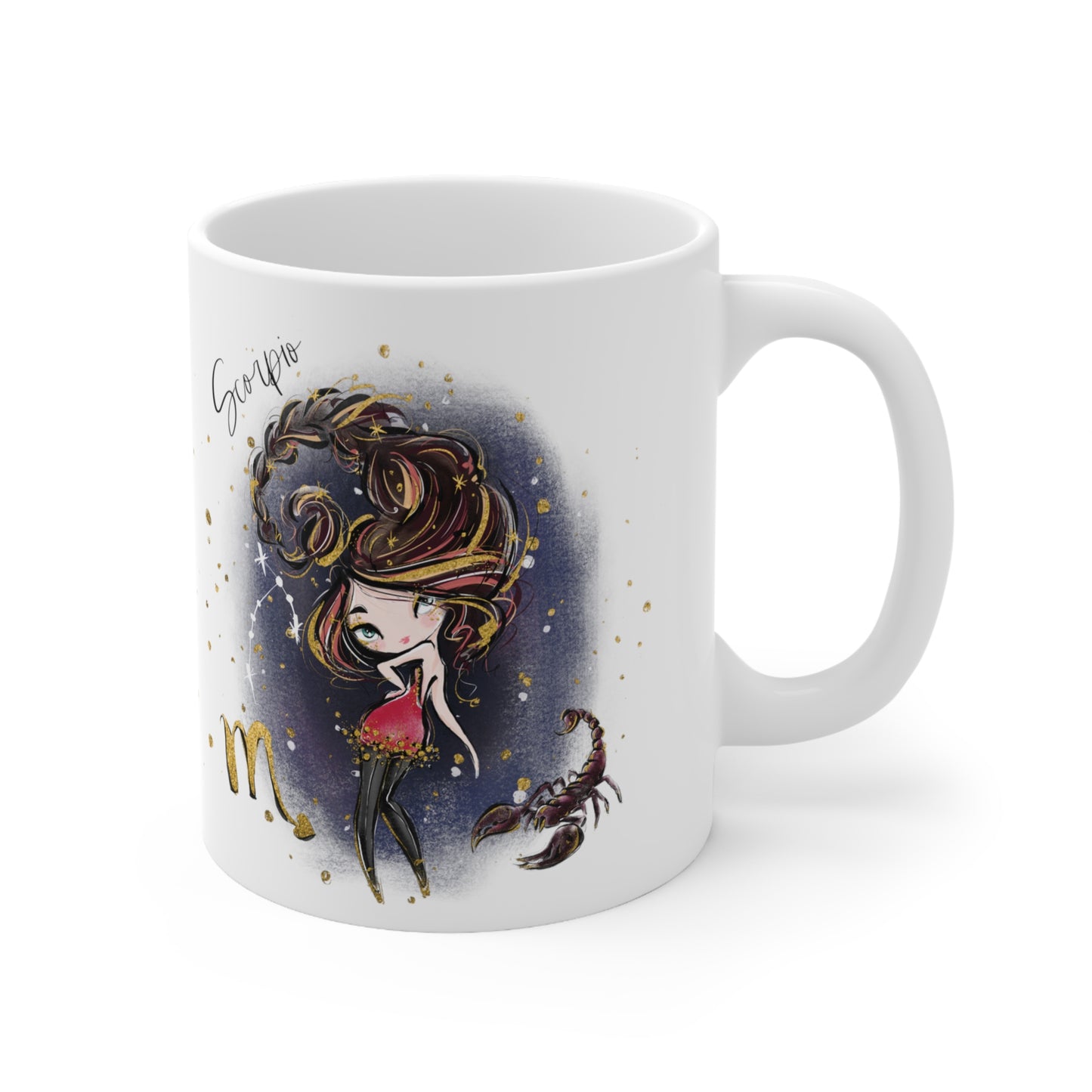 Zodiac Sign, Scorpio, Ceramic Mug 11oz