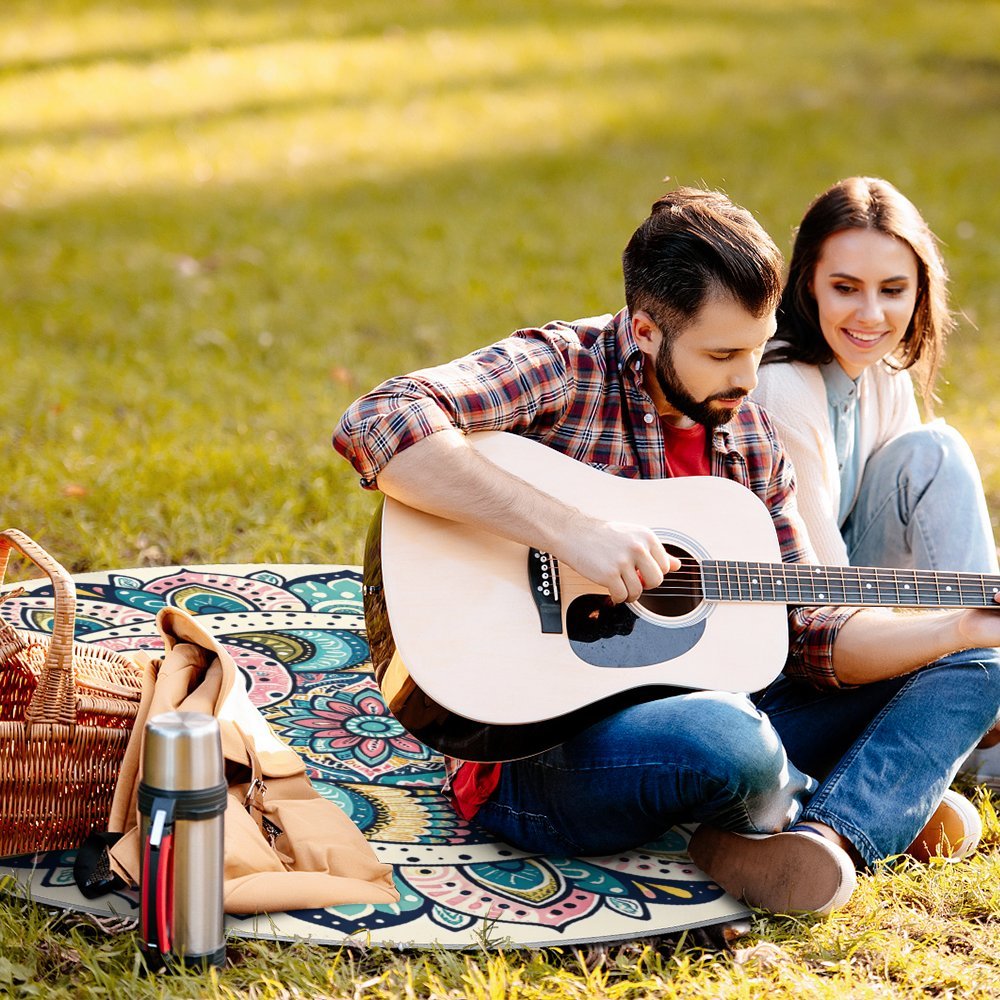 Round Picnic Mat Round outdoor picnic mat