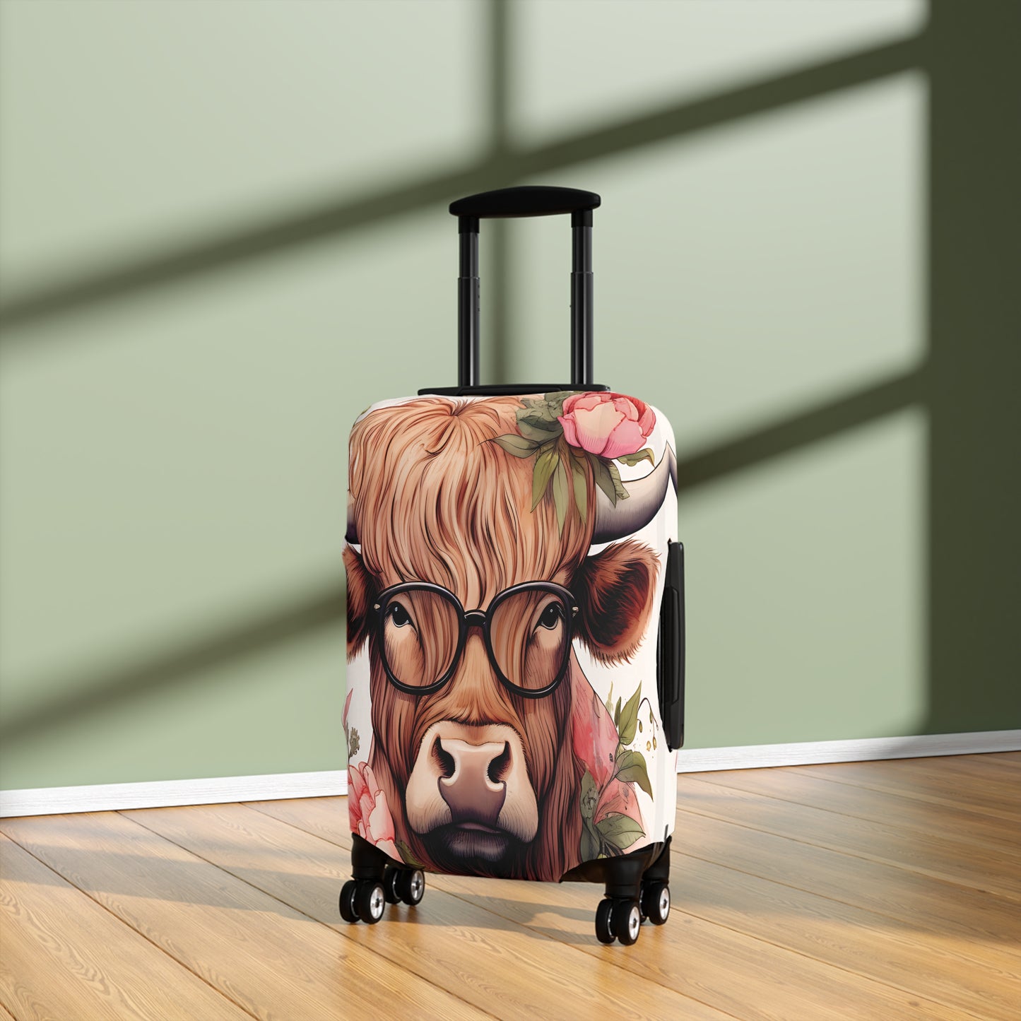 Luggage Cover, Highland Cow, awd-008