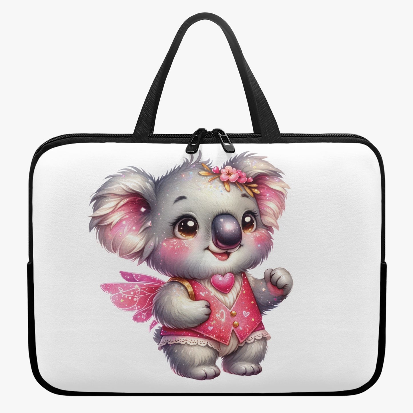 Laptop Sleeve with Handles - Australian Animals - Koala Fairy